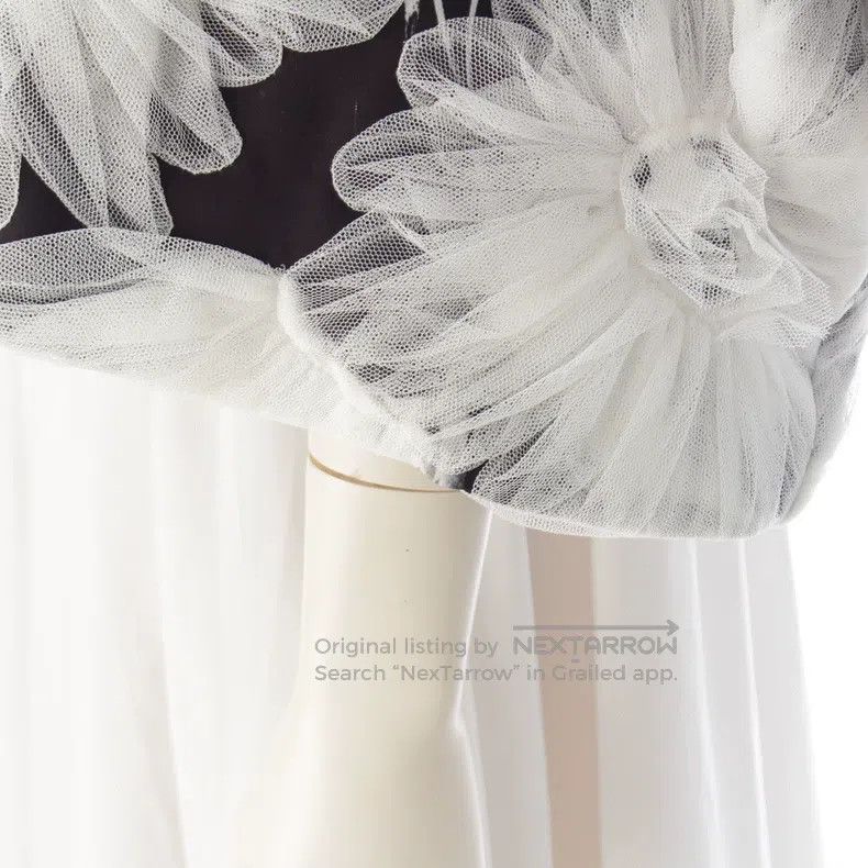 Comme des Garcons Comme Des Garcons Black and white vintage flower top Size XS / US 0-2 / IT 36-38 - 7 Thumbnail