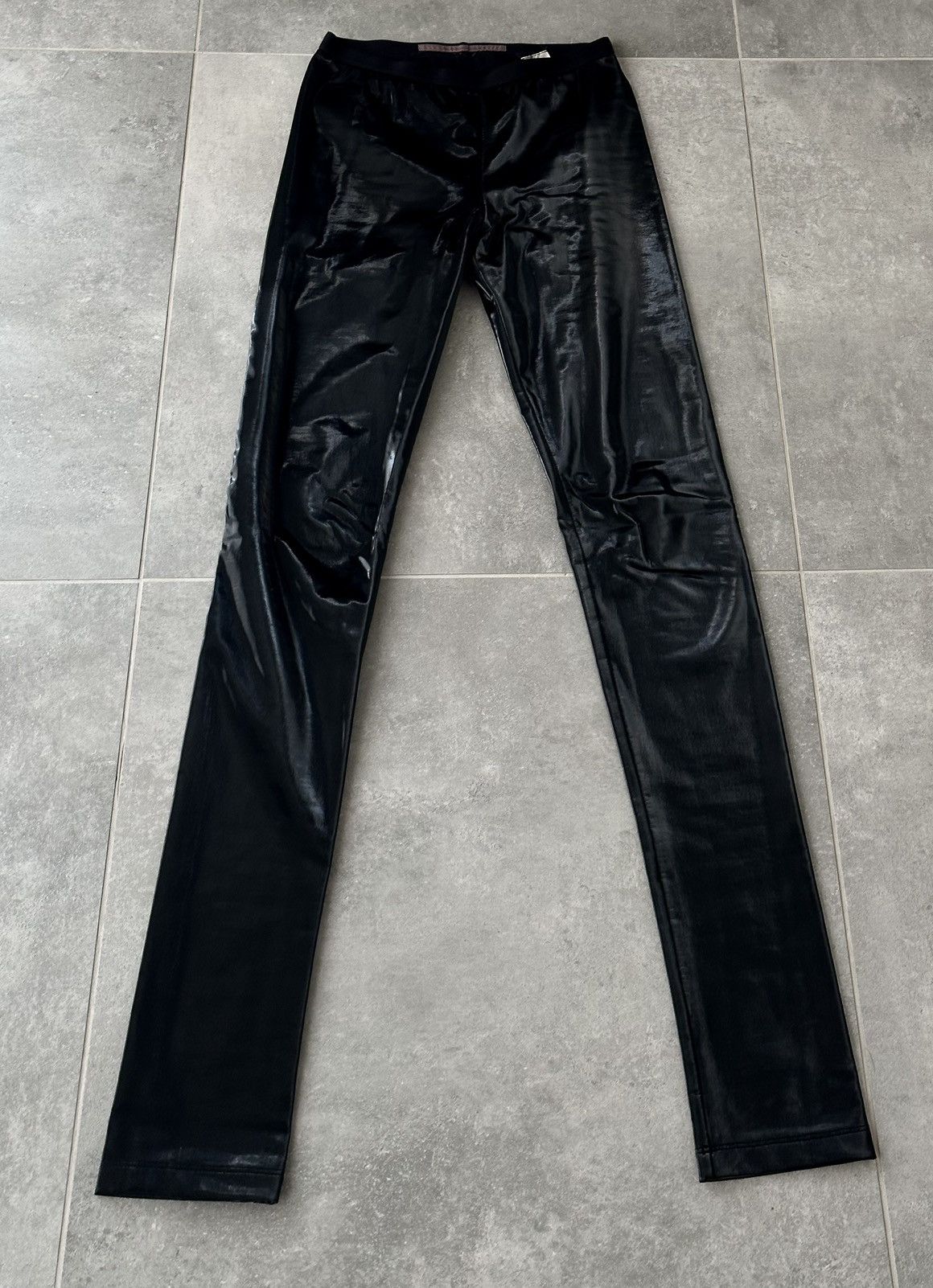 Rick Owens × Rick Owens Lilies rickowenslilies varnished second-skin leather pants Size 27" / US 4 / IT 40 - 1 Thumbnail