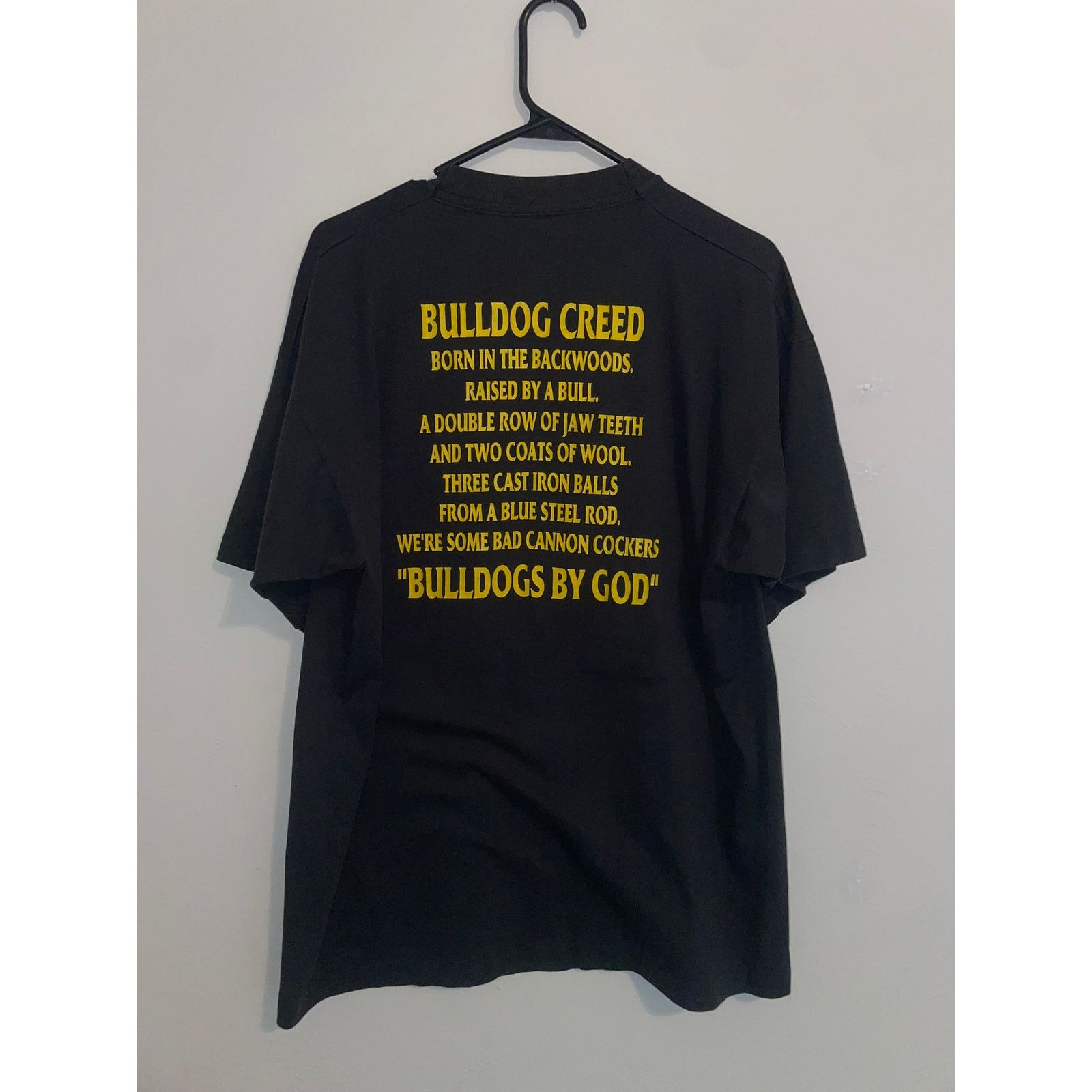Fruit Of The Loom Vintage Soldier Shirt Bravo Bulldogs Army Marine Shirt 90s Size US XL / EU 56 / 4 - 6 Thumbnail