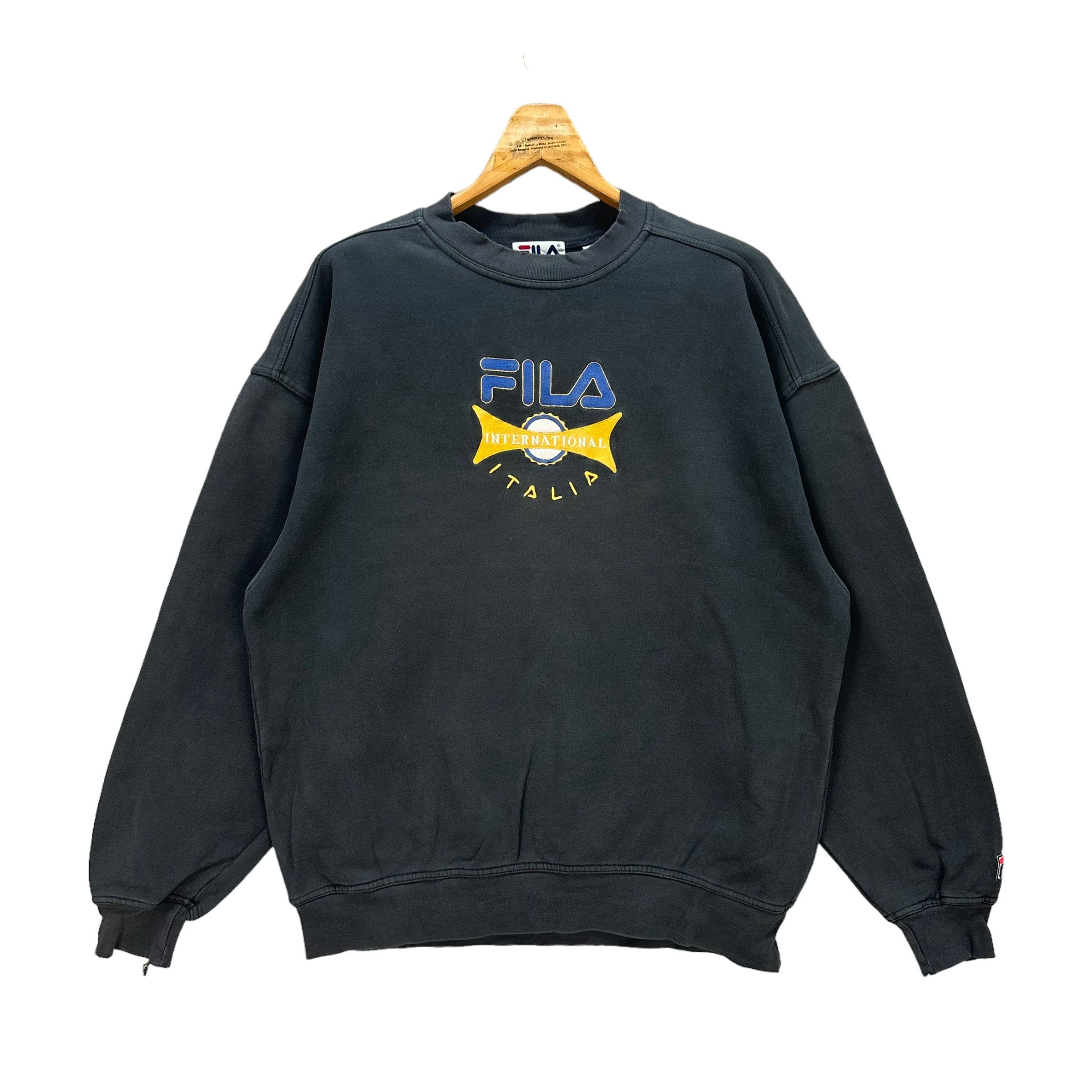 Fila TRASHED🔥 90's FILA EMBROIDERY BIG LOGO SWEATSHIRT #8564-014 Size US L / EU 52-54 / 3 - 1 Thumbnail