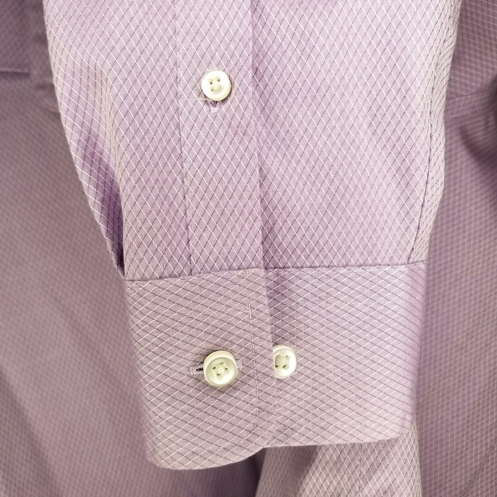 Egara Egara Mens XL Purple Long Sleeve Button-Up Shirt Size US XL / EU 56 / 4 - 4 Thumbnail
