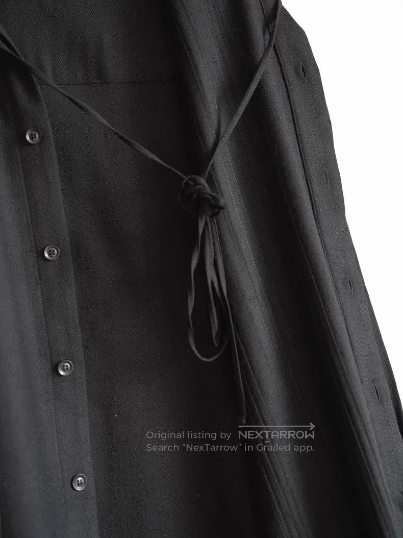 Yohji Yamamoto YOHJI YAMAMOTO Bellows Pleated Long Wool Shirt Size US L / EU 52-54 / 3 - 6 Thumbnail