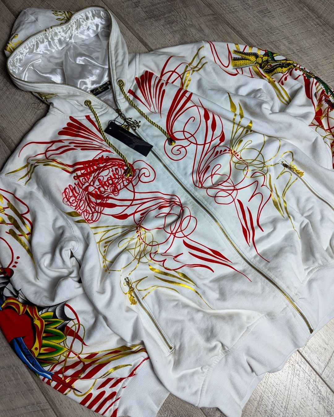 Christian Audigier NEW CHRISTIAN AUDIGIER zip-up by Ed Hardy Size US XL / EU 56 / 4 - 4 Thumbnail