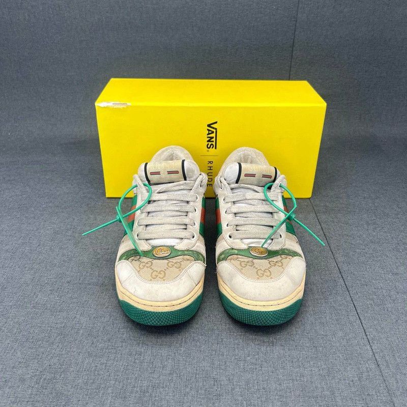 Gucci Gucci Low-Top Sneakers in Gray - Size US 8.5 / EU 41-42 - 2 Thumbnail