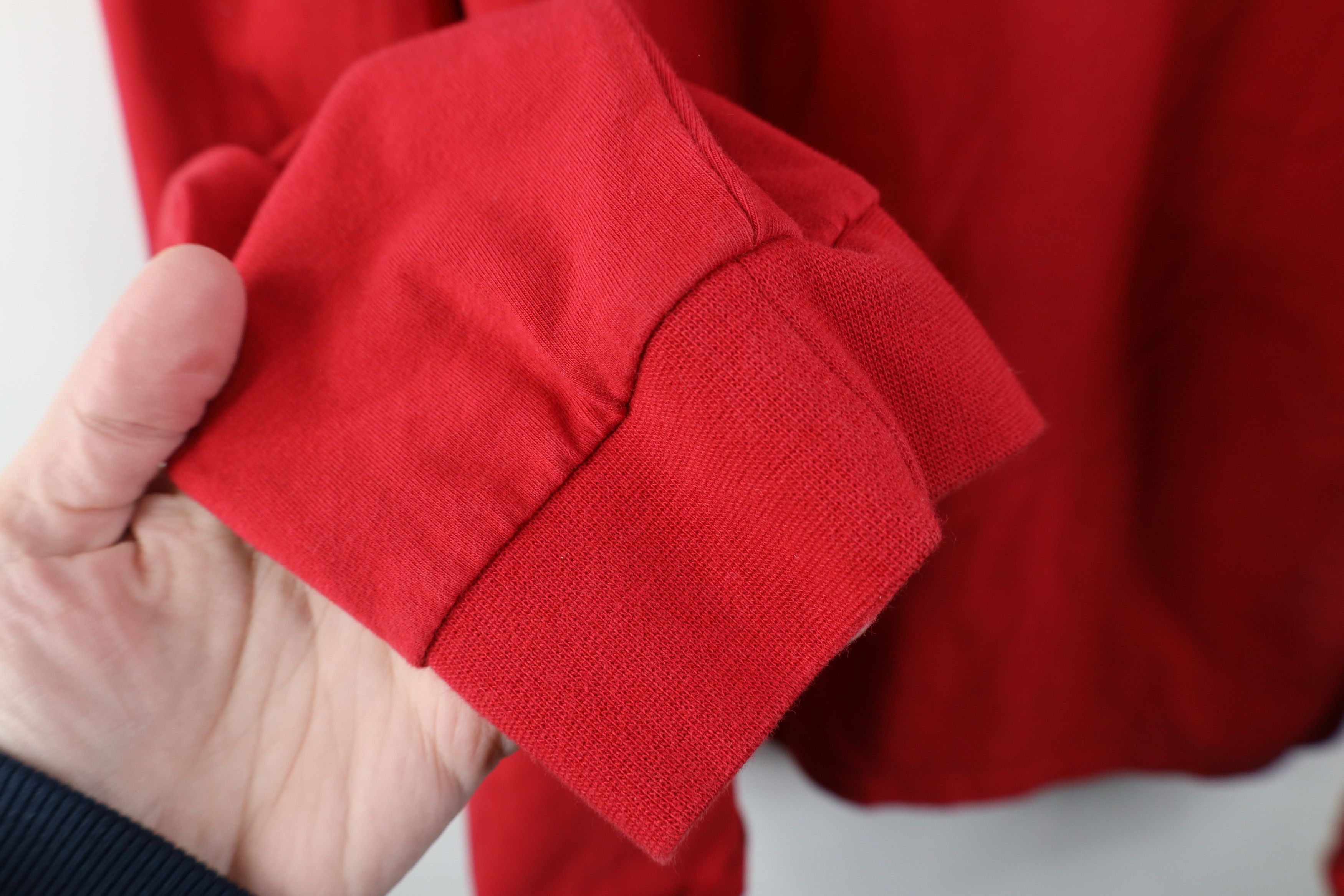 Nike Vintage Nike Mini Swoosh Mock Neck Long Sleeve T-Shirt Red Size US L / EU 52-54 / 3 - 8 Thumbnail