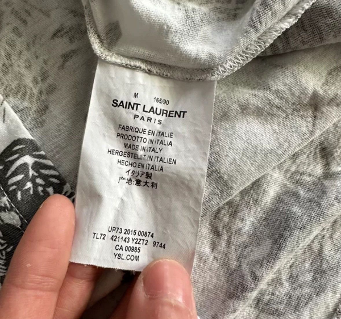Saint Laurent Paris × Yves Saint Laurent Saint Laurent SLP 15SS King of Head Short sleeved T-shirt Size US M / EU 48-50 / 2 - 6 Thumbnail