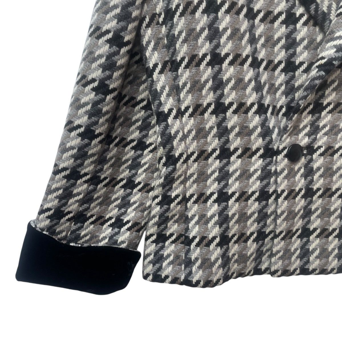 Mila Schon 💥Vintage Mila schon boutique Herringbone Jacket Size M / US 6-8 / IT 42-44 - 5 Thumbnail