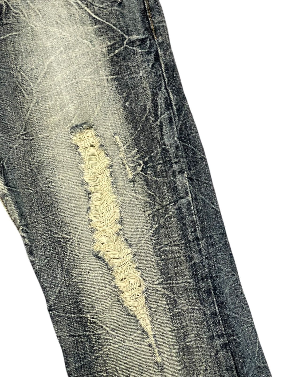 Le Grande Bleu (L.G.B.) Slim Jeans K.U.I. Cross Bones margiela amiri dior cdg 4🟦1 Size US 35 - 15 Thumbnail