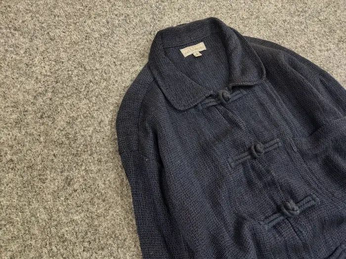 Japanese Brand Vintage 90's Japanese Blue Cotton Pocket overshirt Jacket Size US M / EU 48-50 / 2 - 9 Thumbnail
