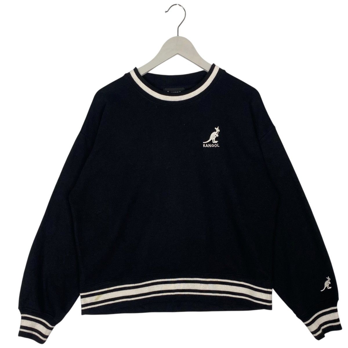 Other Vintage Kangol Sport Small Printed Logo Crewneck Black Size US M / EU 48-50 / 2 - 1 Thumbnail