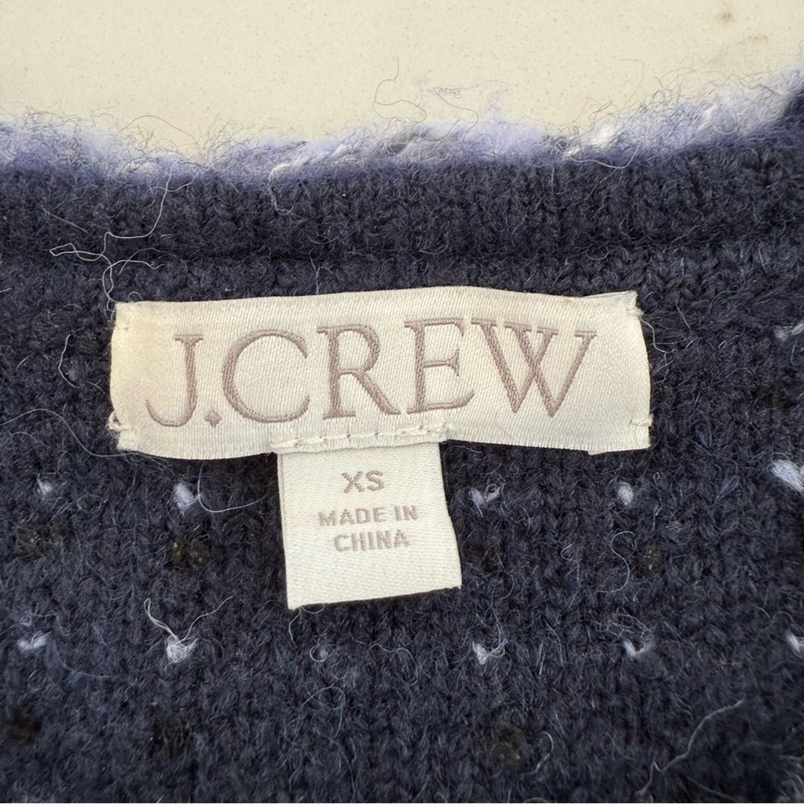 J.Crew J. Crew Cropped Lady Jacket Marled Yarn Women’s XS Blue Size XS / US 0-2 / IT 36-38 - 4 Thumbnail
