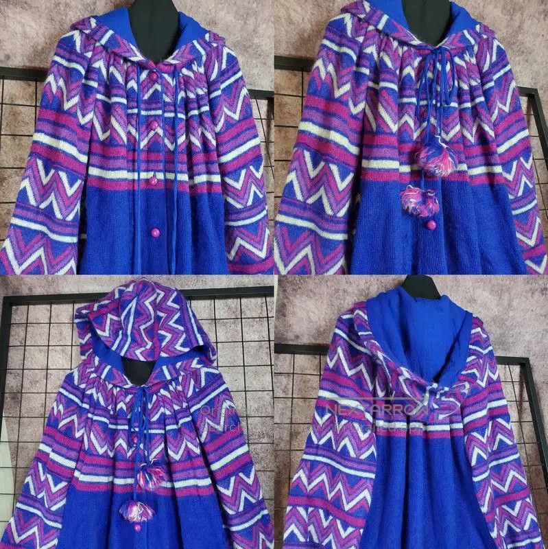 Yves Saint Laurent YSL Blue Wool Blend Long Sleeve Knitted Top . Size M / US 6-8 / IT 42-44 - 2 Thumbnail