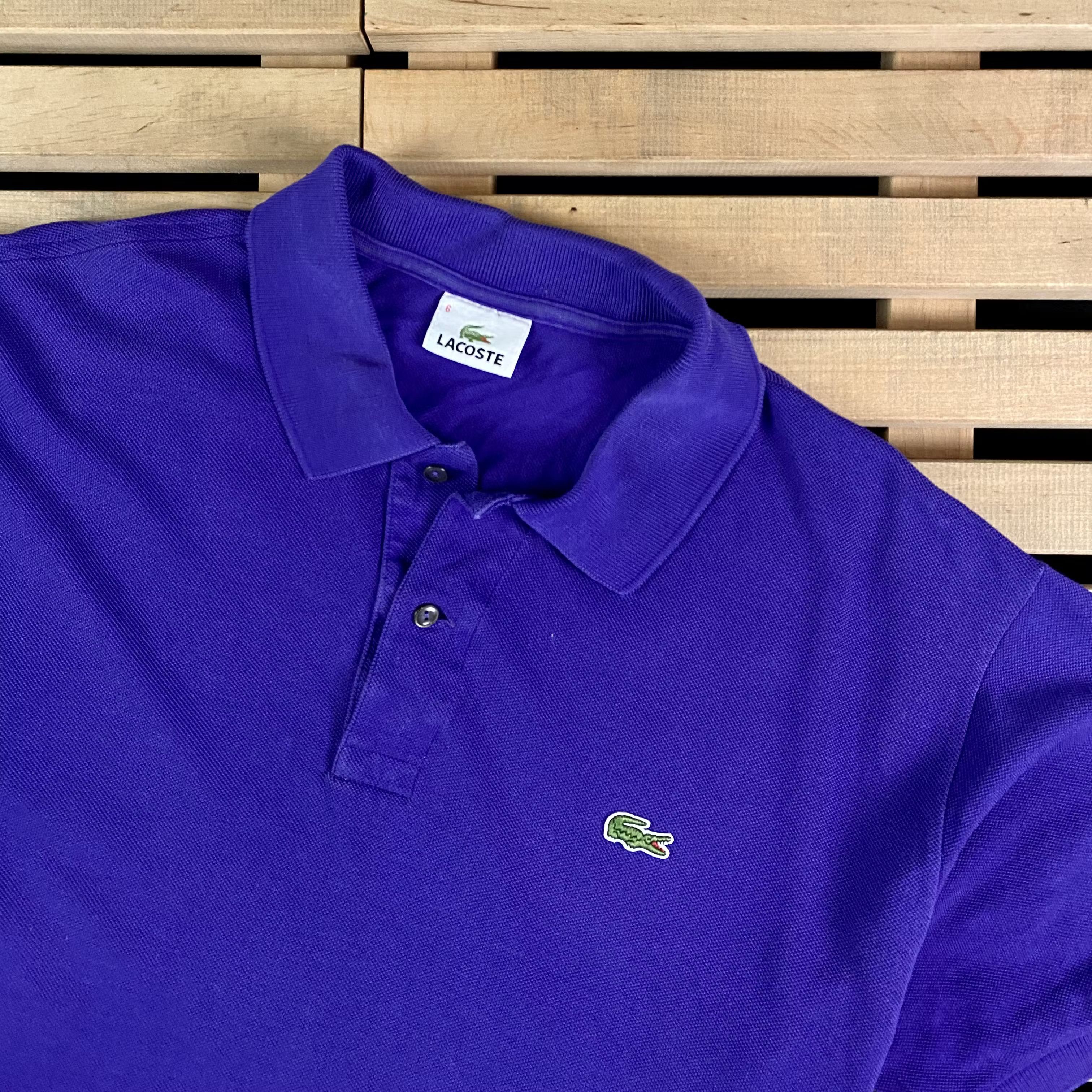 Lacoste × Vintage Mens Polo T Shirt Lacoste Vintage Size 6/XL Size US XL / EU 56 / 4 - 2 Thumbnail