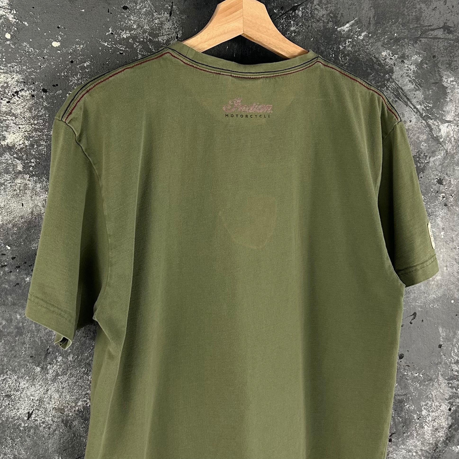 Indian Motorcycle × Vintage Vintage Y2K Indian Motorcycle shirt Size US M / EU 48-50 / 2 - 4 Thumbnail