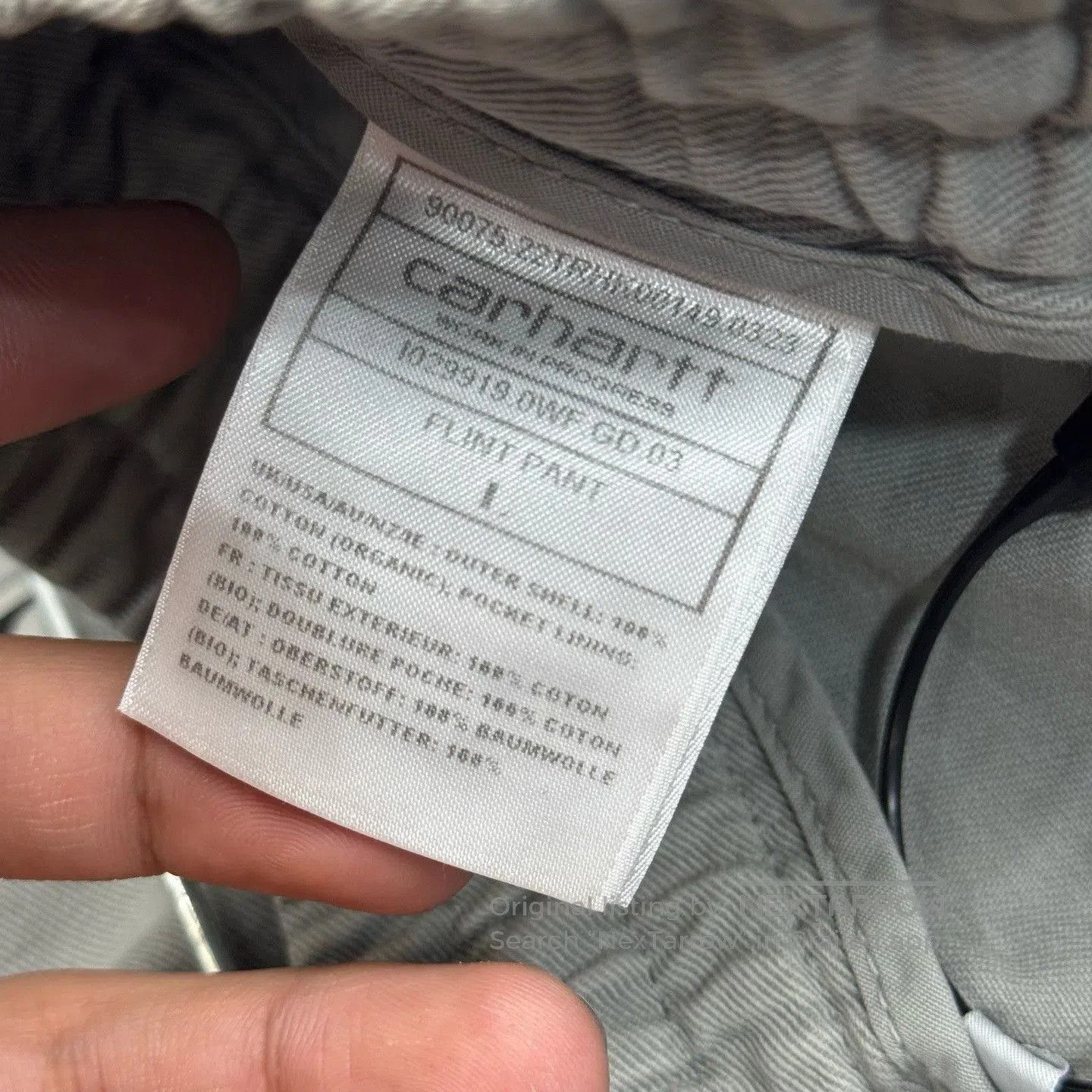 Carhartt Carhartt Khaki Work Pants L Size. Size US 34 / EU 50 - 3 Thumbnail