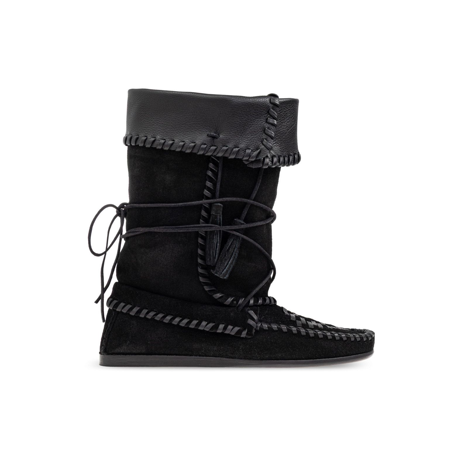 ISABEL MARANT Winki Black Suede Ankle Boots New & Authentic