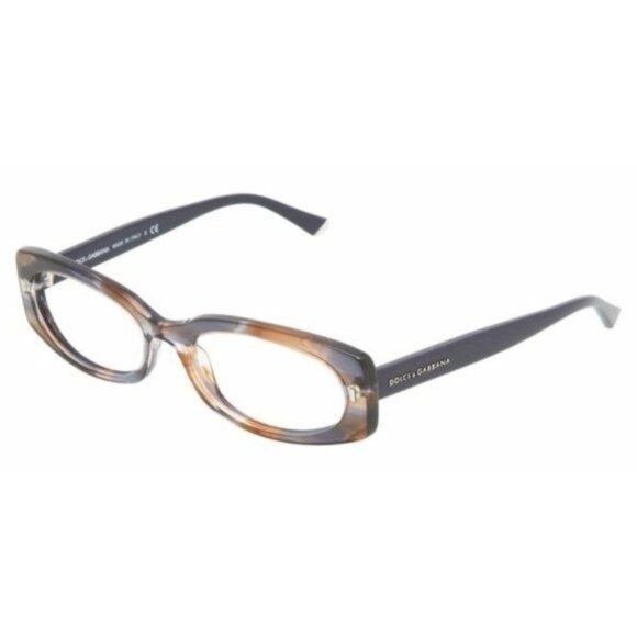 Dolce & Gabbana DOLCE & GABBANA Rectangle Watercolour Blue Brown Frames Size ONE SIZE - 2 Thumbnail