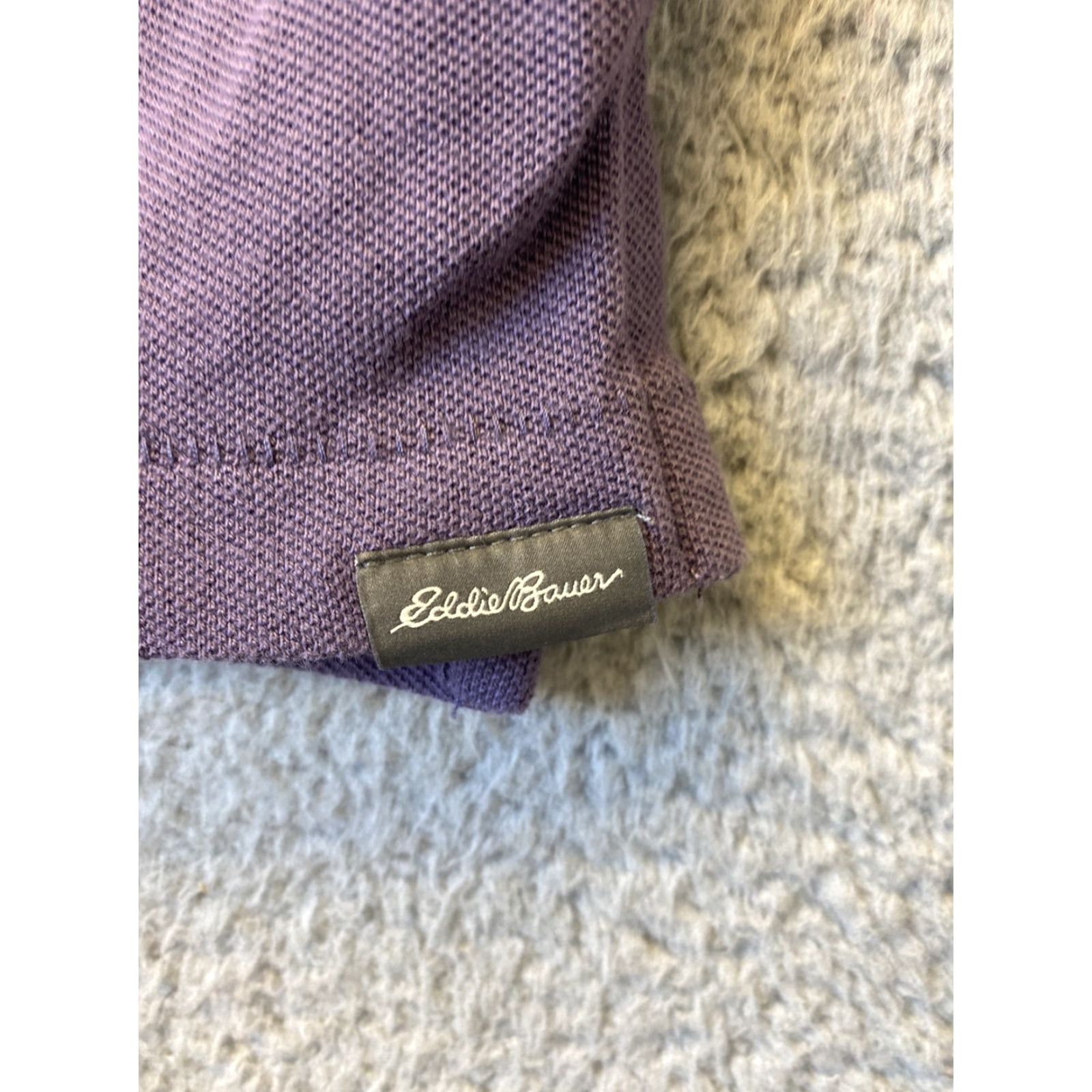 Eddie Bauer Eddie Bauer Polo Shirt Mens 3XLT Tall Lavender Slim Fit Button Collared 95-21 Size US XXL / EU 58 / 5 - 6 Thumbnail