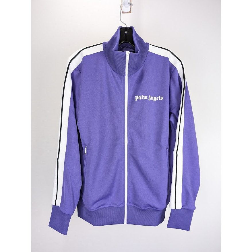 Palm Angels o1rshd1 Q:3 / Classic Track Jacket in Purple/White Size US M / EU 48-50 / 2 - 1 Thumbnail