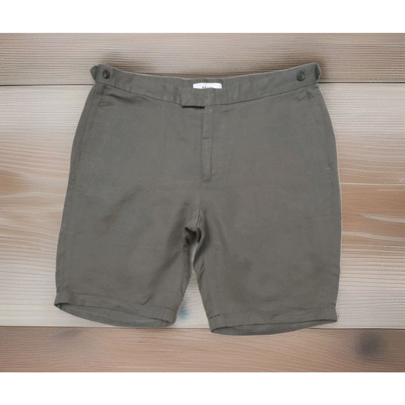 Reiss Reiss “Apollo” Smart Chino Shorts Gray W34” Size US 34 / EU 50 - 2 Thumbnail