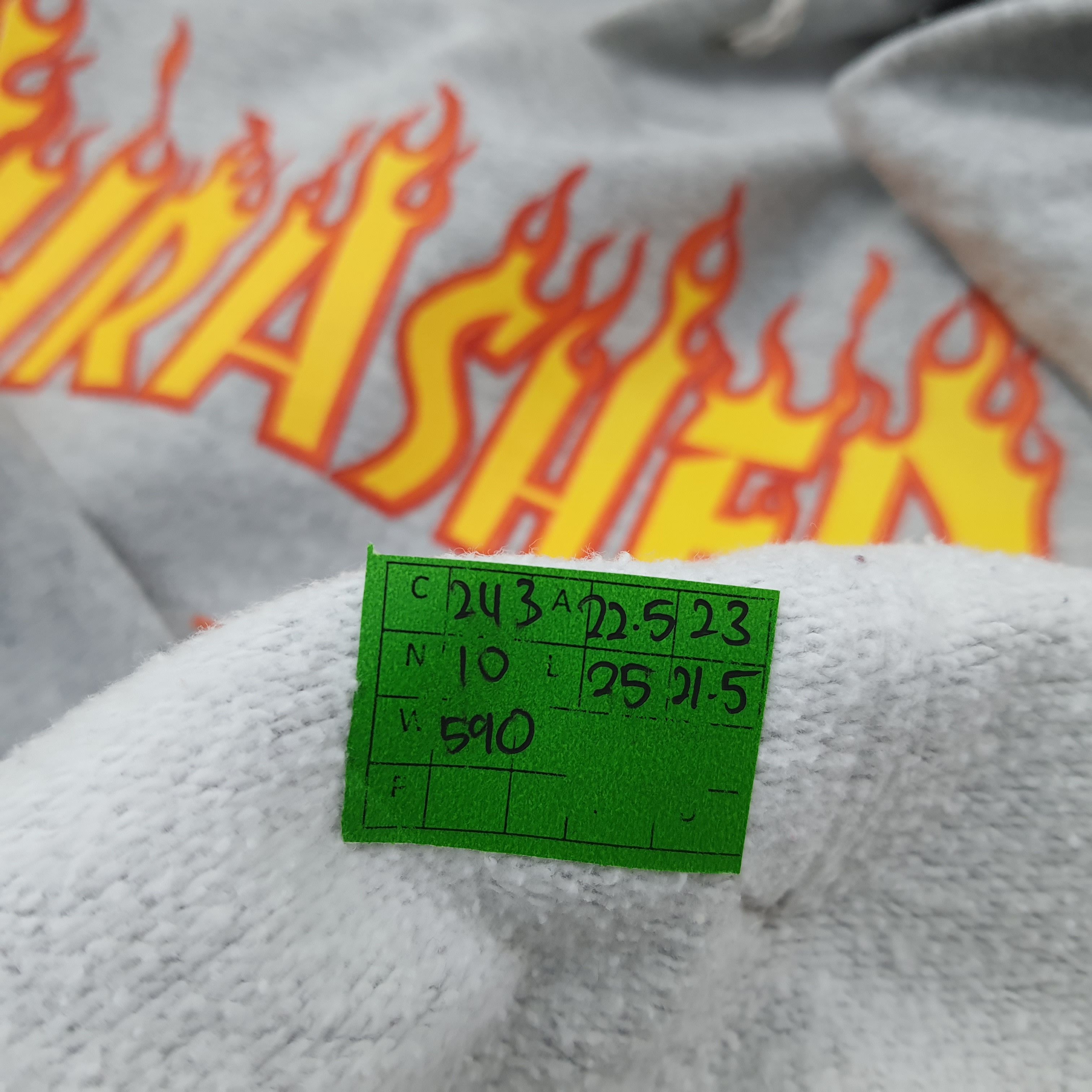 Thrasher Vintage Thrasher Magazine Skatewear Hoodie C243N10 Size US M / EU 48-50 / 2 - 6 Thumbnail
