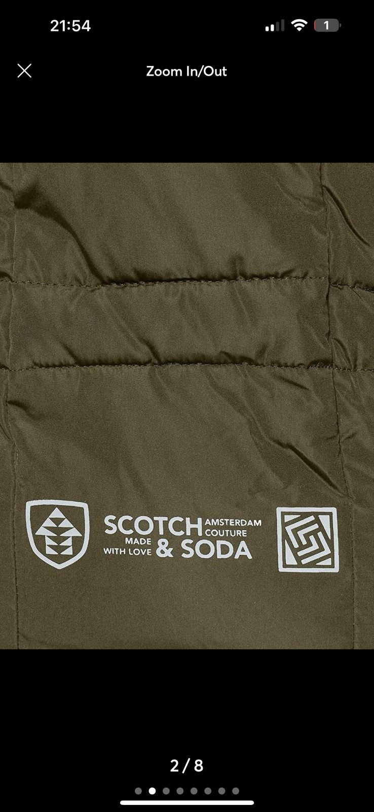 Scotch & Soda XL Men's Classic Hooded Primaloft Jacket