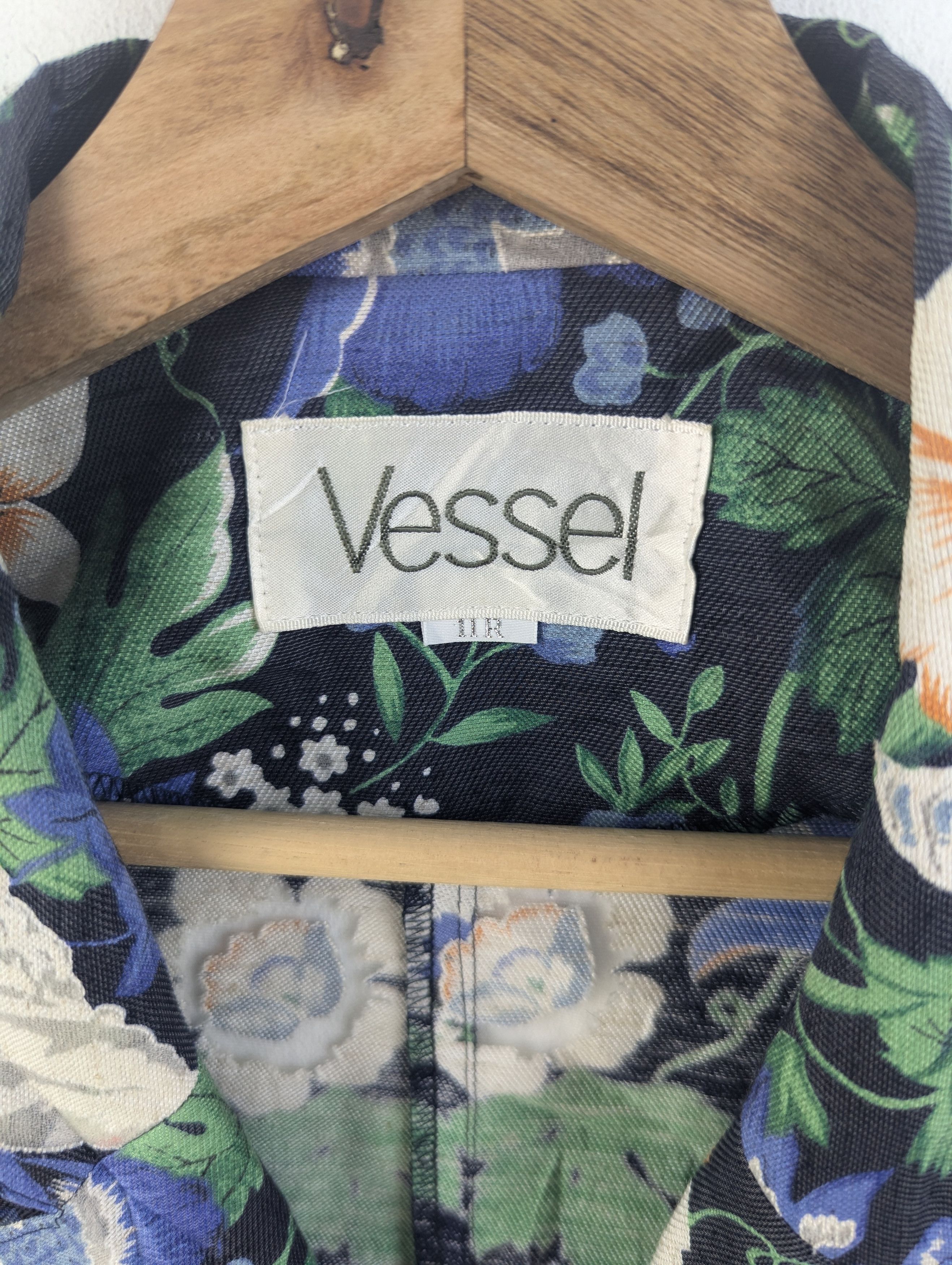 Japanese Brand Vintage Blazer Jacket Floral Motif Transparent Size M / US 6-8 / IT 42-44 - 7 Thumbnail