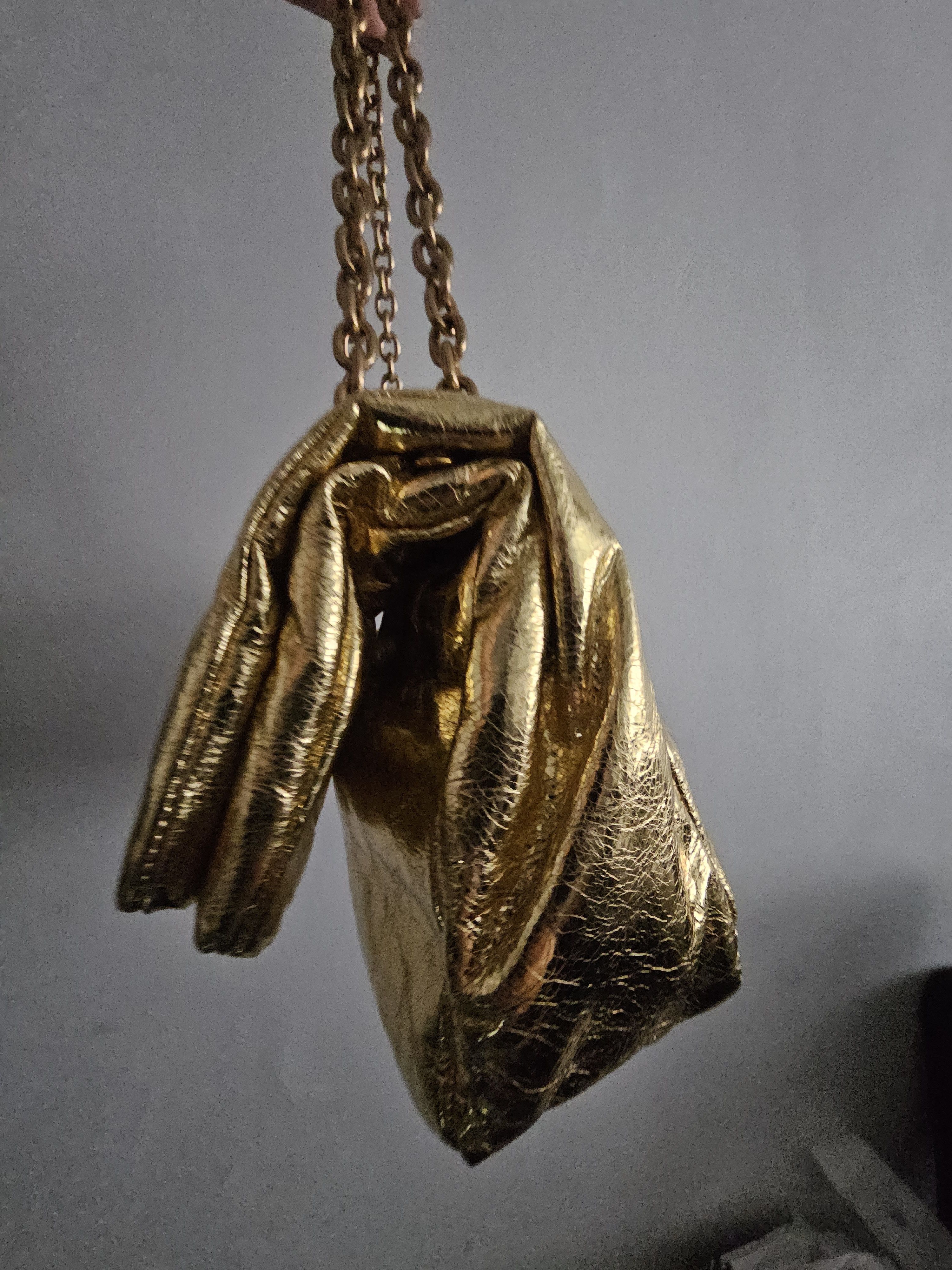 Balenciaga Balenciaga Small Gold Monaco Bag Size ONE SIZE - 3 Thumbnail