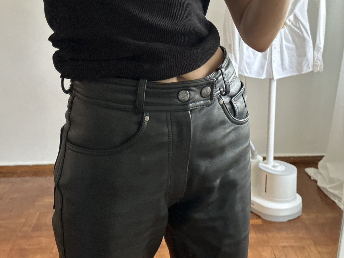 Vintage Real leather pants Akito sizeS 28 Size 28" / US 6 / IT 42 - 11 Thumbnail