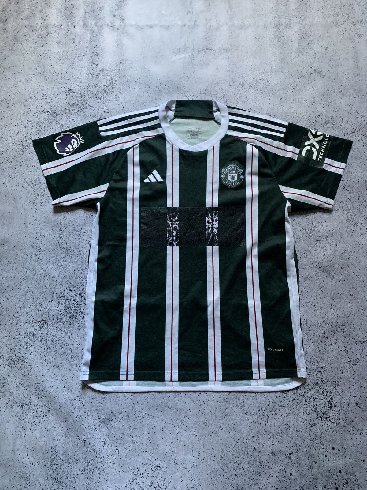 Adidas Vintage Adidas Manchester United Martinez Soccer Jersey USA Size US XXL / EU 58 / 5 - 3 Thumbnail