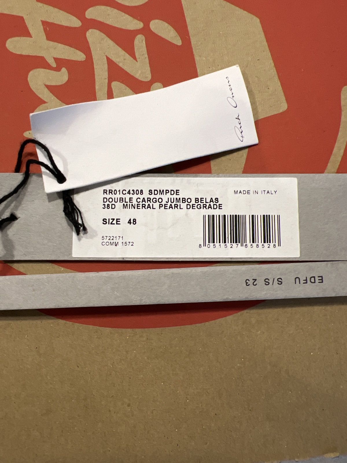 Rick Owens Rick owens EDFU Belas Cargo pants Size US 38 / EU 54 - 9 Thumbnail