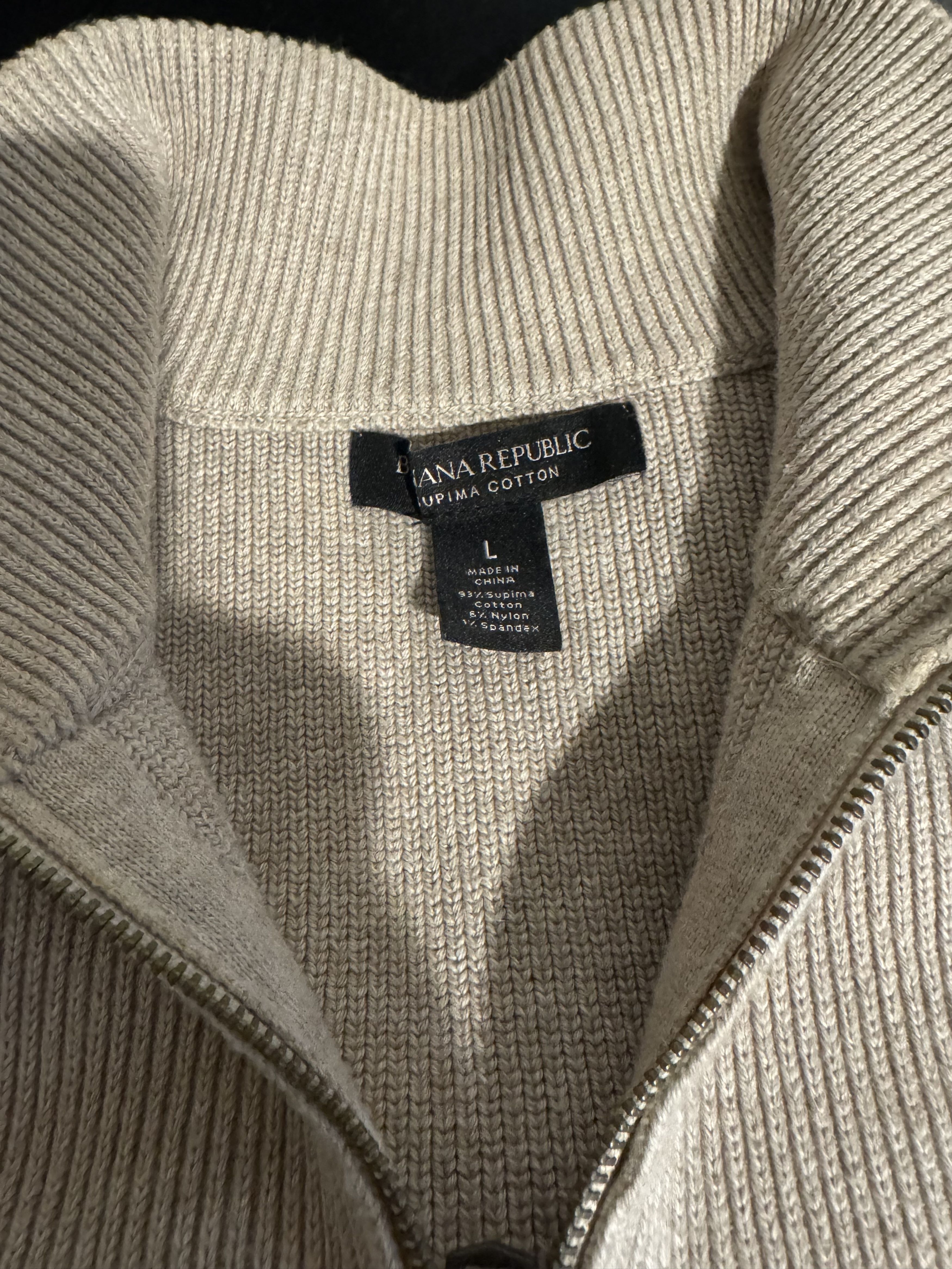 Banana Republic Banana Republic Cotton Beige Sweater. US L Size US L / EU 52-54 / 3 - 1 Thumbnail