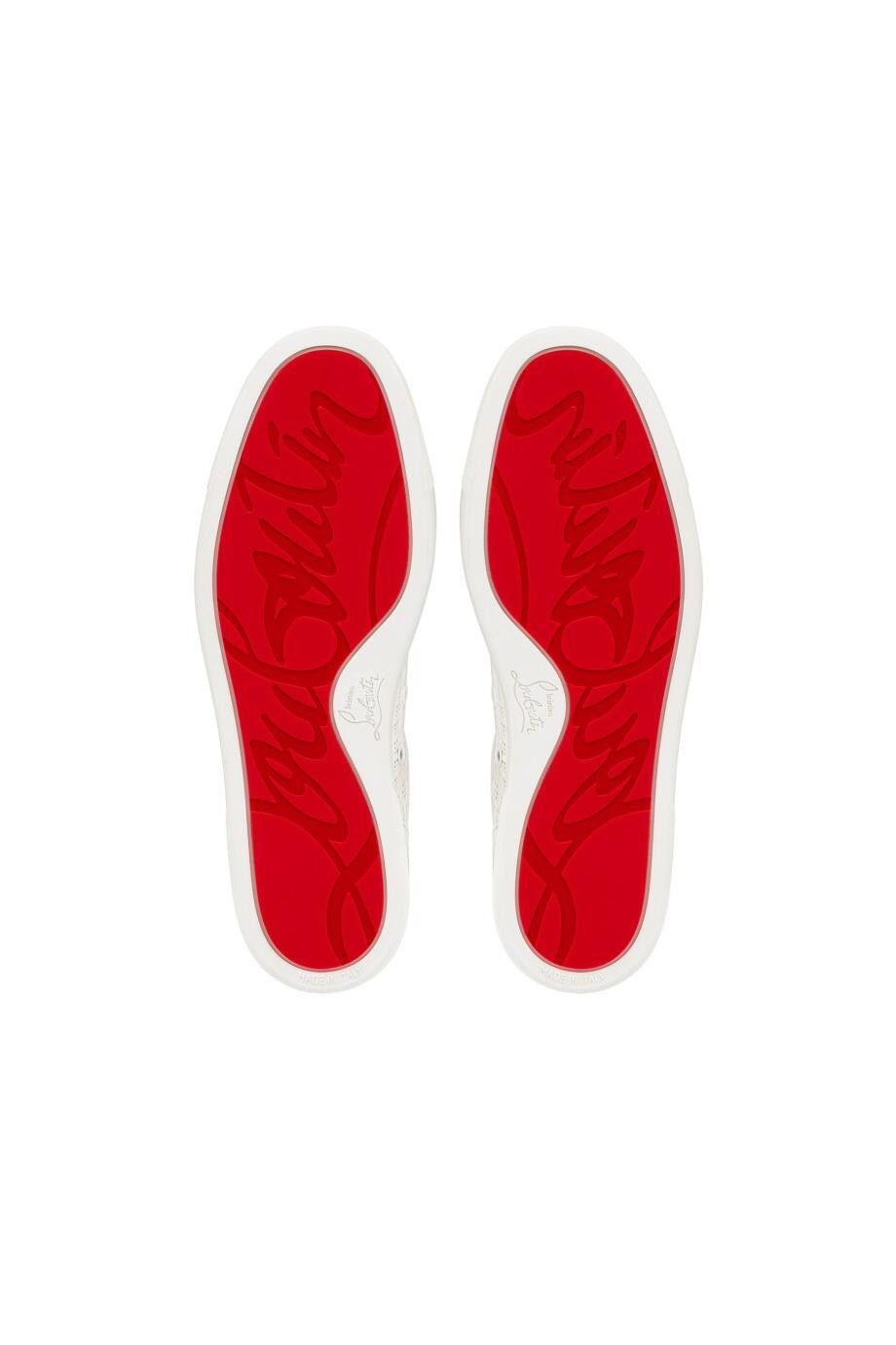 Christian Louboutin o1bcso1str1024 Ac Louis Junior Sneakers in White Size US 12 / EU 45 - 7 Thumbnail