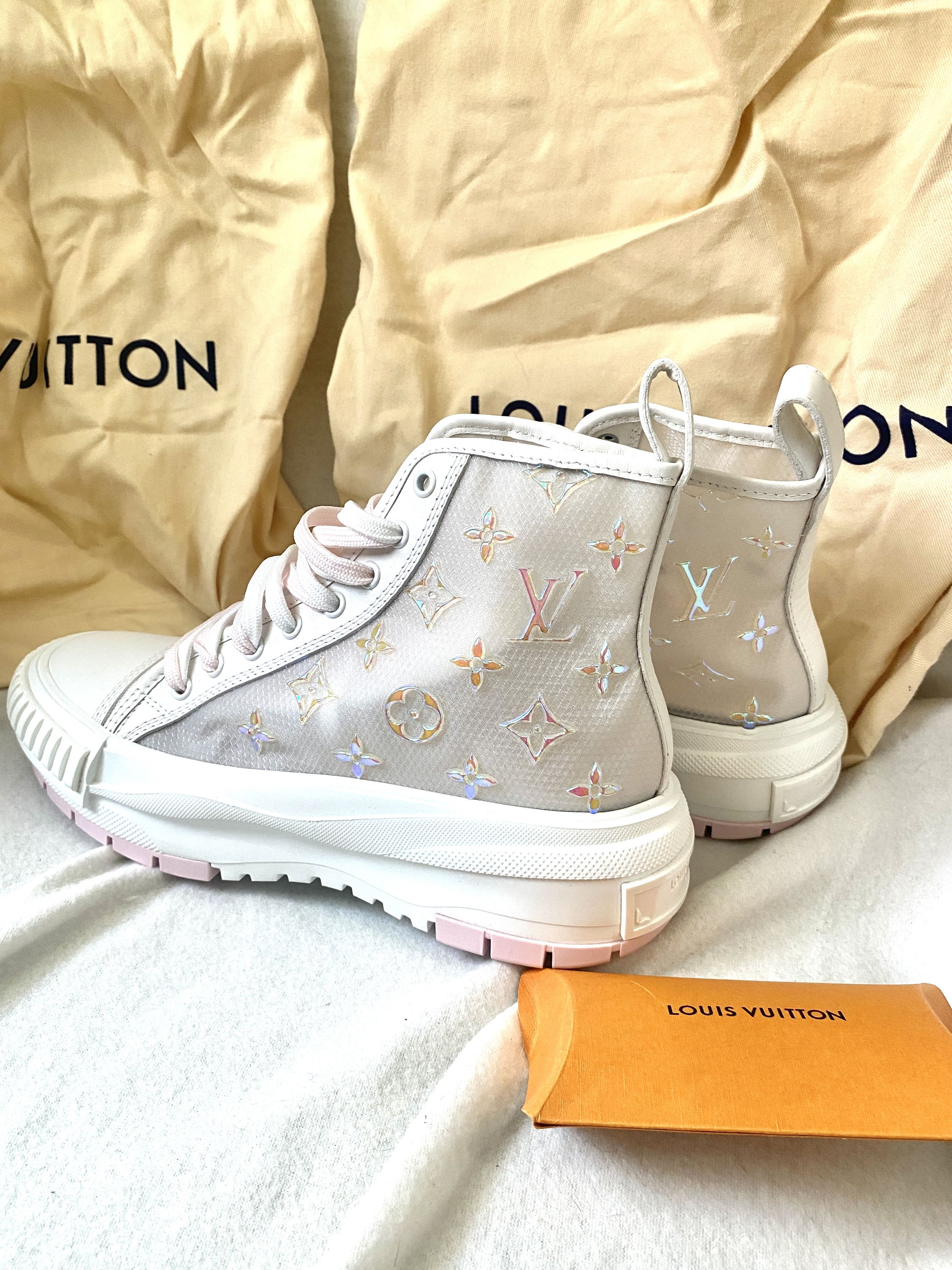 Louis Vuitton LV Monogram Mesh Sneakers Size US 8 / IT 38 - 6 Thumbnail