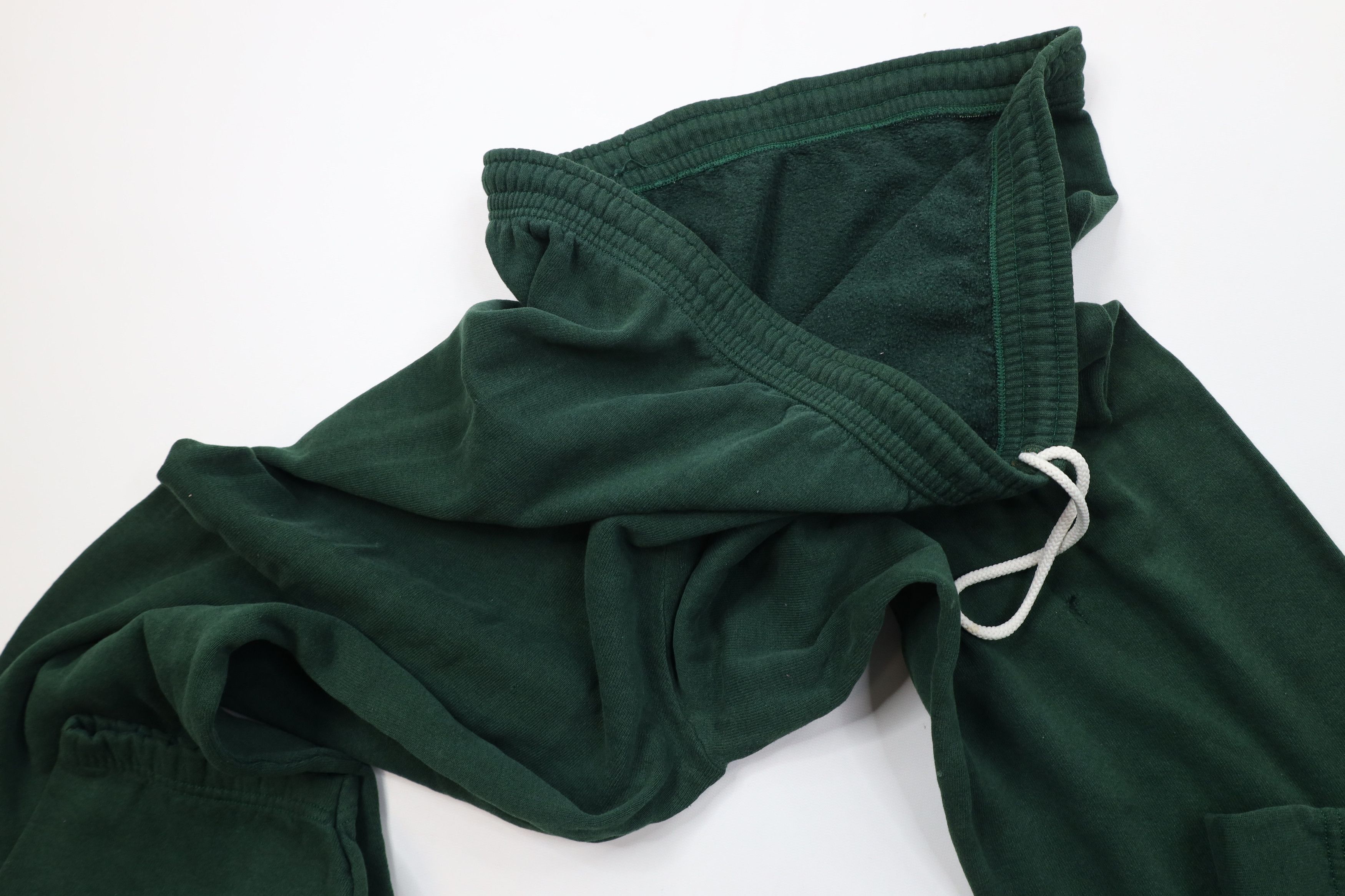 Vintage Vintage 90s Streetwear Blank Sweatpants Joggers Dark Green Size US 36 / EU 52 - 8 Thumbnail