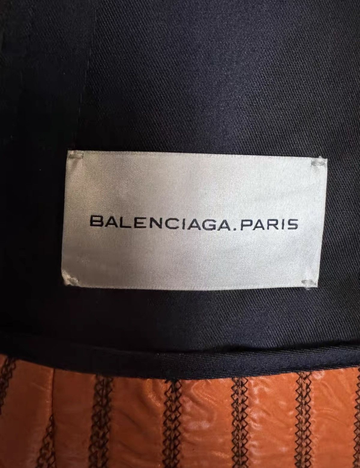 Balenciaga BALENCIAGA Orange Quilted Jacket Size US M / EU 48-50 / 2 - 6 Thumbnail