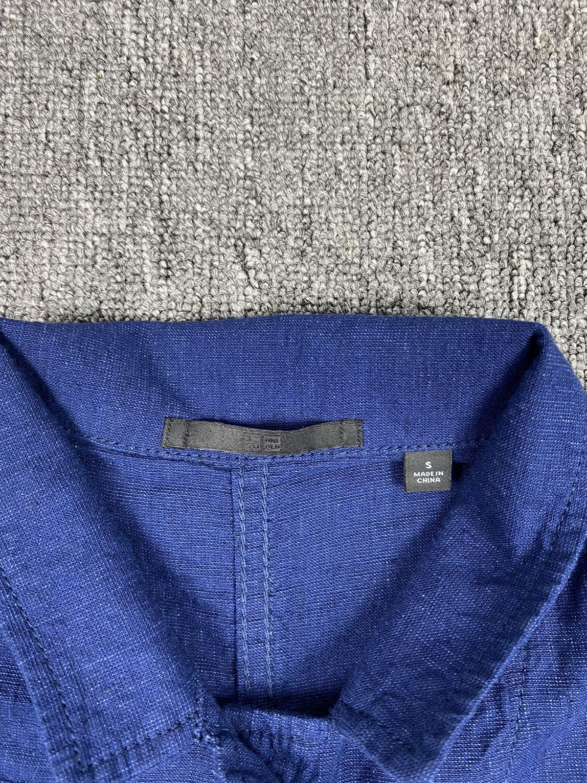 Indigo × Japanese Brand × Uniqlo Uniqlo Linen Indigo Long Jacket Size S / US 4 / IT 40 - 5 Thumbnail