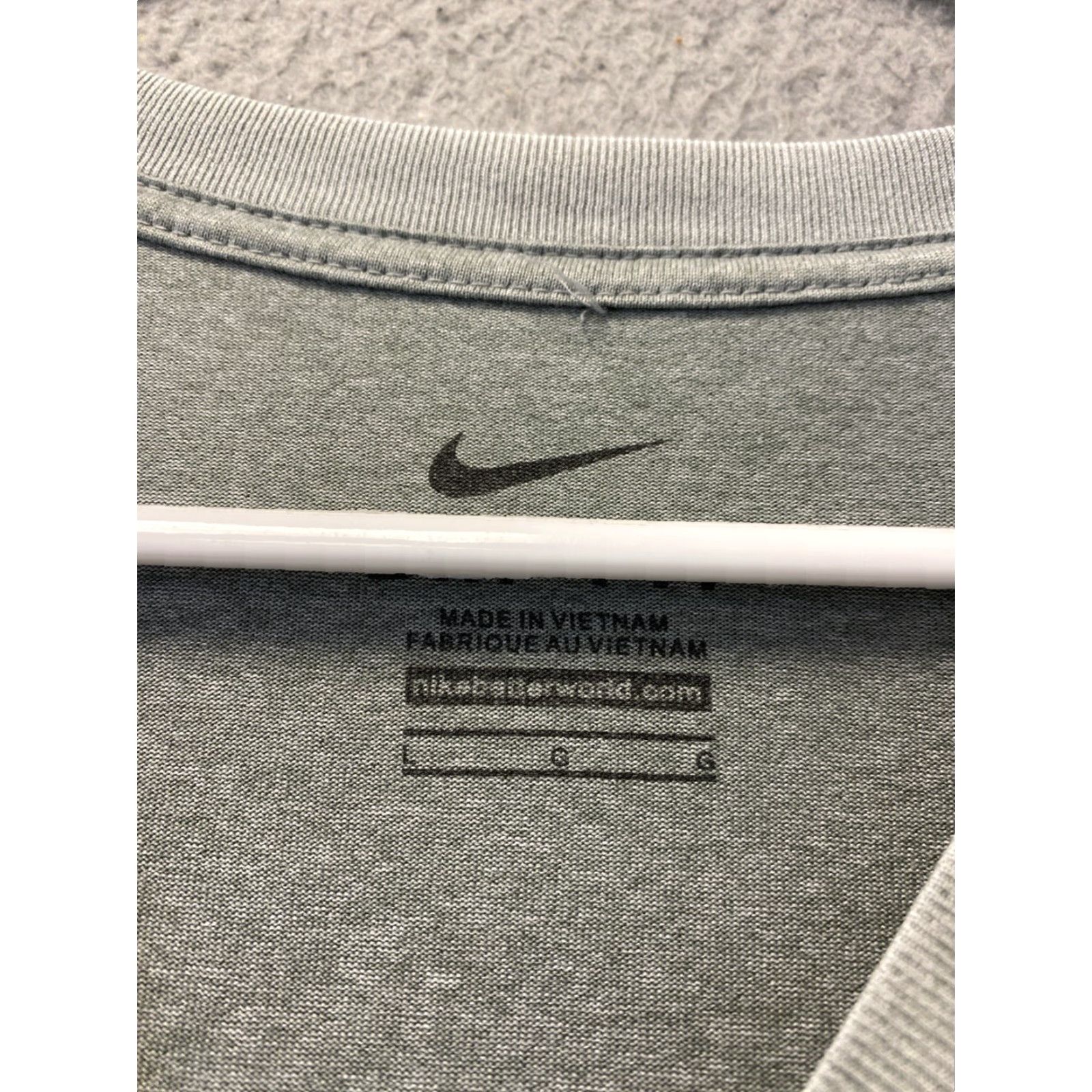 Nike Nike Dri-Fit T-Shirt S/S Men's Large Gray Logo Sports Shirt Size US L / EU 52-54 / 3 - 4 Thumbnail