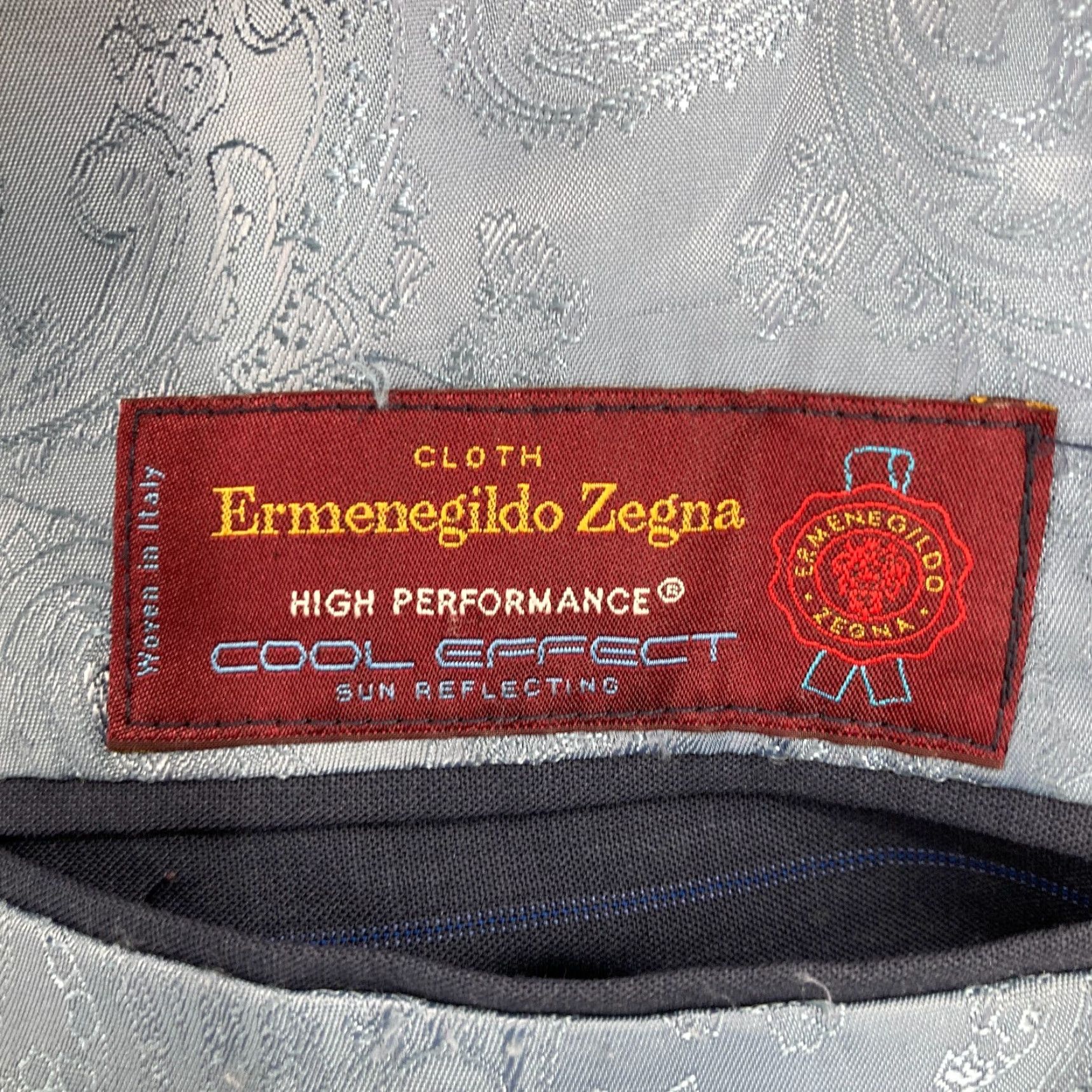 Ermenegildo Zegna Ermenegildo Zegna Blazer Sport Coat Mens 44 Blue Striped Wool Size 44R - 5 Thumbnail