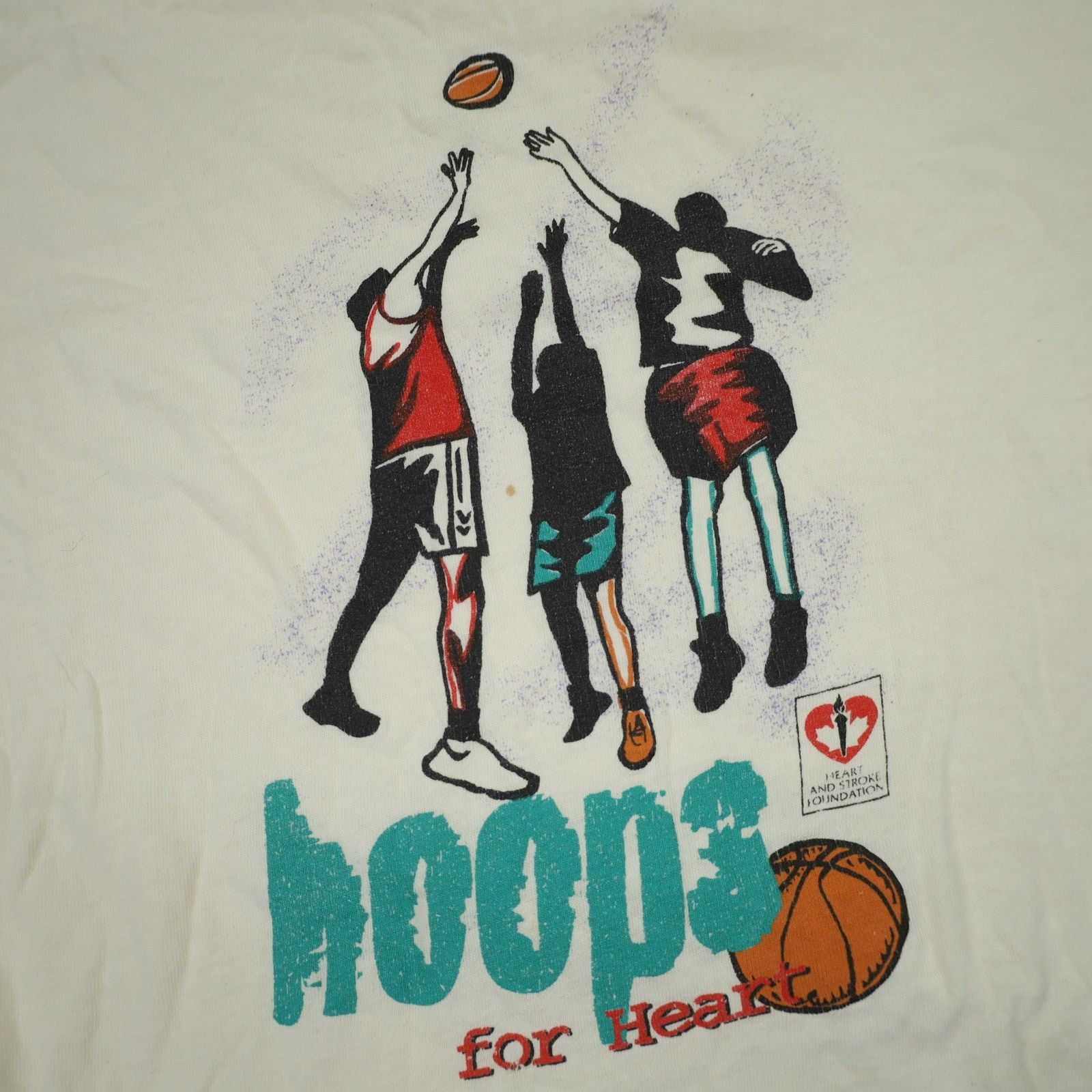 Vintage Vintage Hoops for Hearts Graphic T Shirt Size US M / EU 48-50 / 2 - 3 Thumbnail
