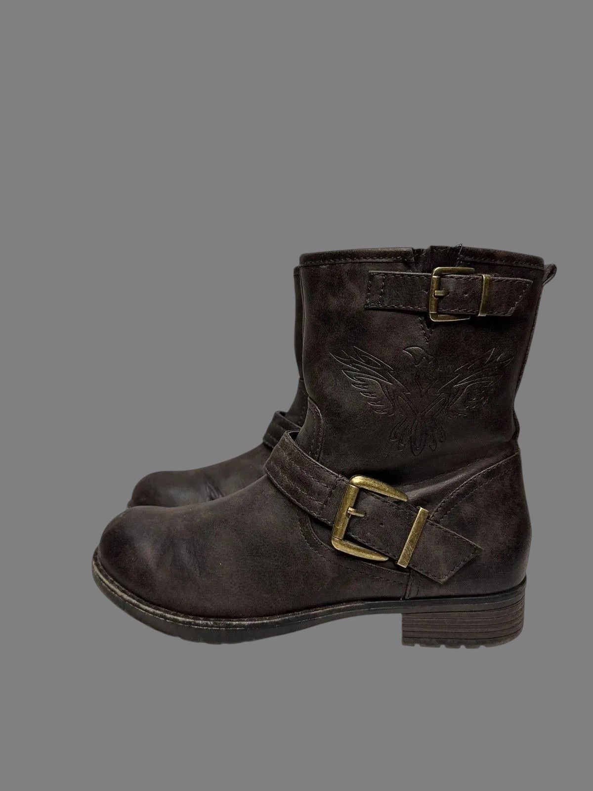 Other Leather Ankle Boots Graceland Brown Guidi Vintage Size 41 Size US 8 / EU 41 - 1 Thumbnail