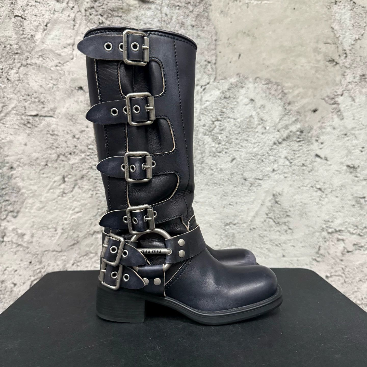 Miu Miu MIU MIU riding boots size 35.5 new Size US 4.5 / IT 34.5 - 1 Thumbnail