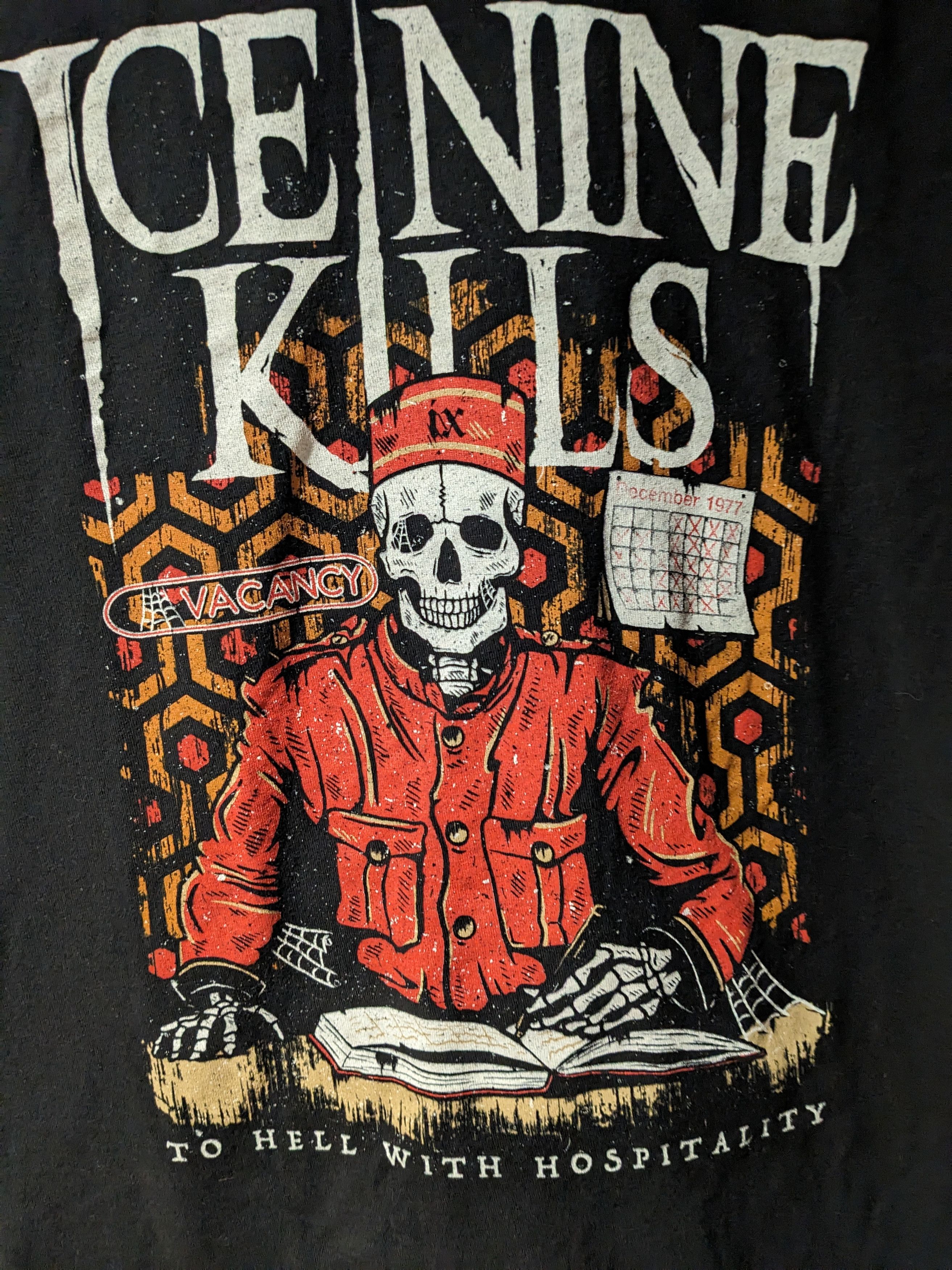 Hot Topic × Vintage Vintage 2010's Ice Nine Kills Skeleton Hotel To Hell T-Shirt Size US XXL / EU 58 / 5 - 2 Thumbnail
