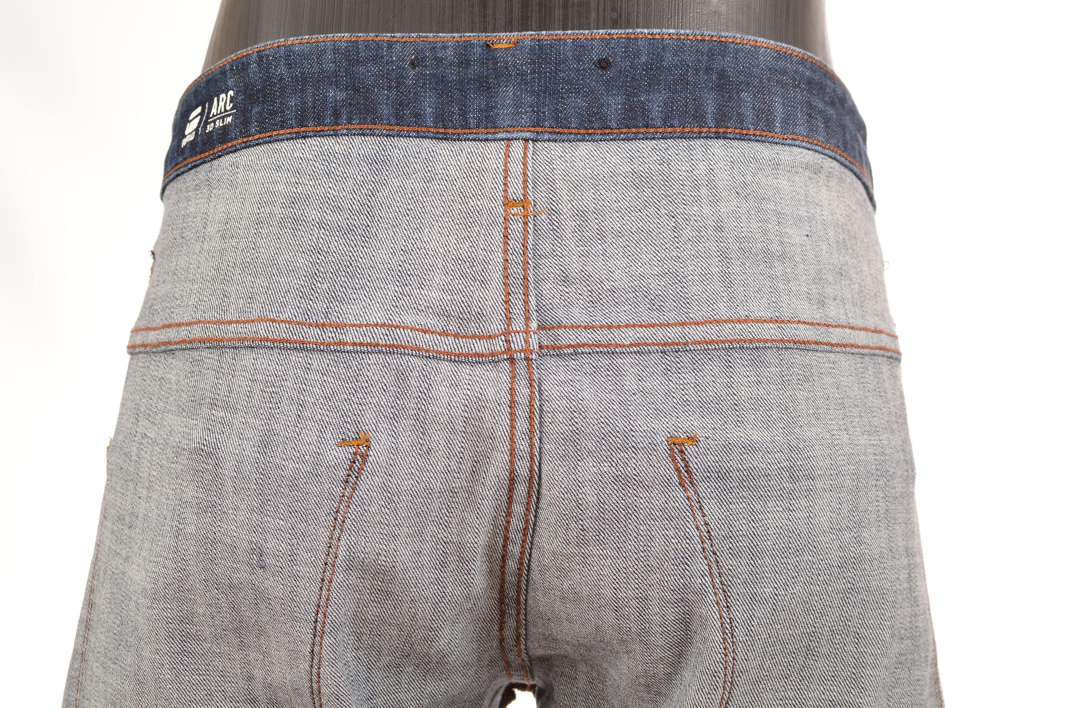 G-Star G-Star Raw Arc 3D Slim Braces Denim Jeans Size US 30 / EU 46 - 7 Thumbnail