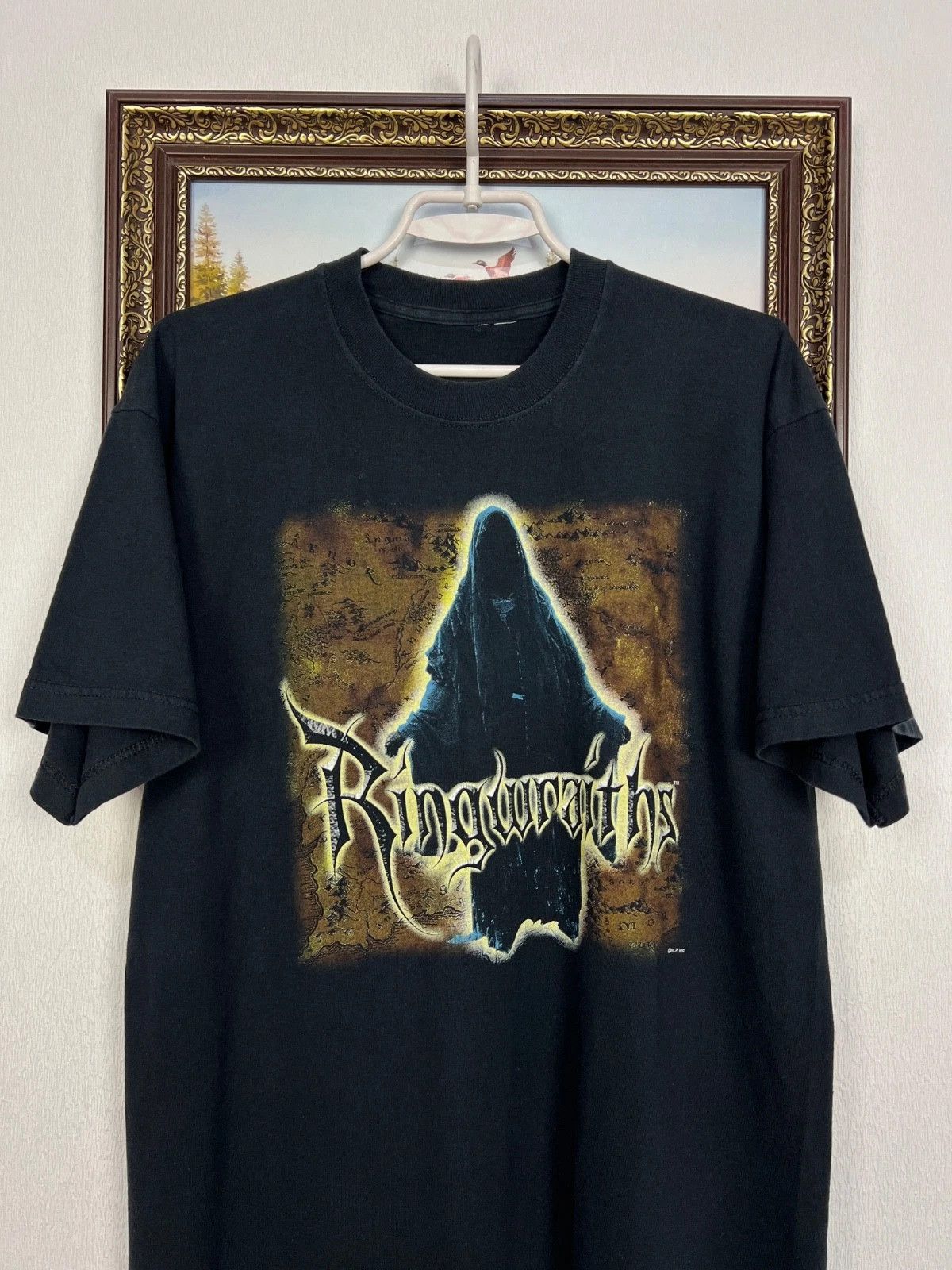 Vintage Vintage The Lord Of The Rings Nazgul Black Rider Shirt Tee Size US L / EU 52-54 / 3 - 2 Thumbnail