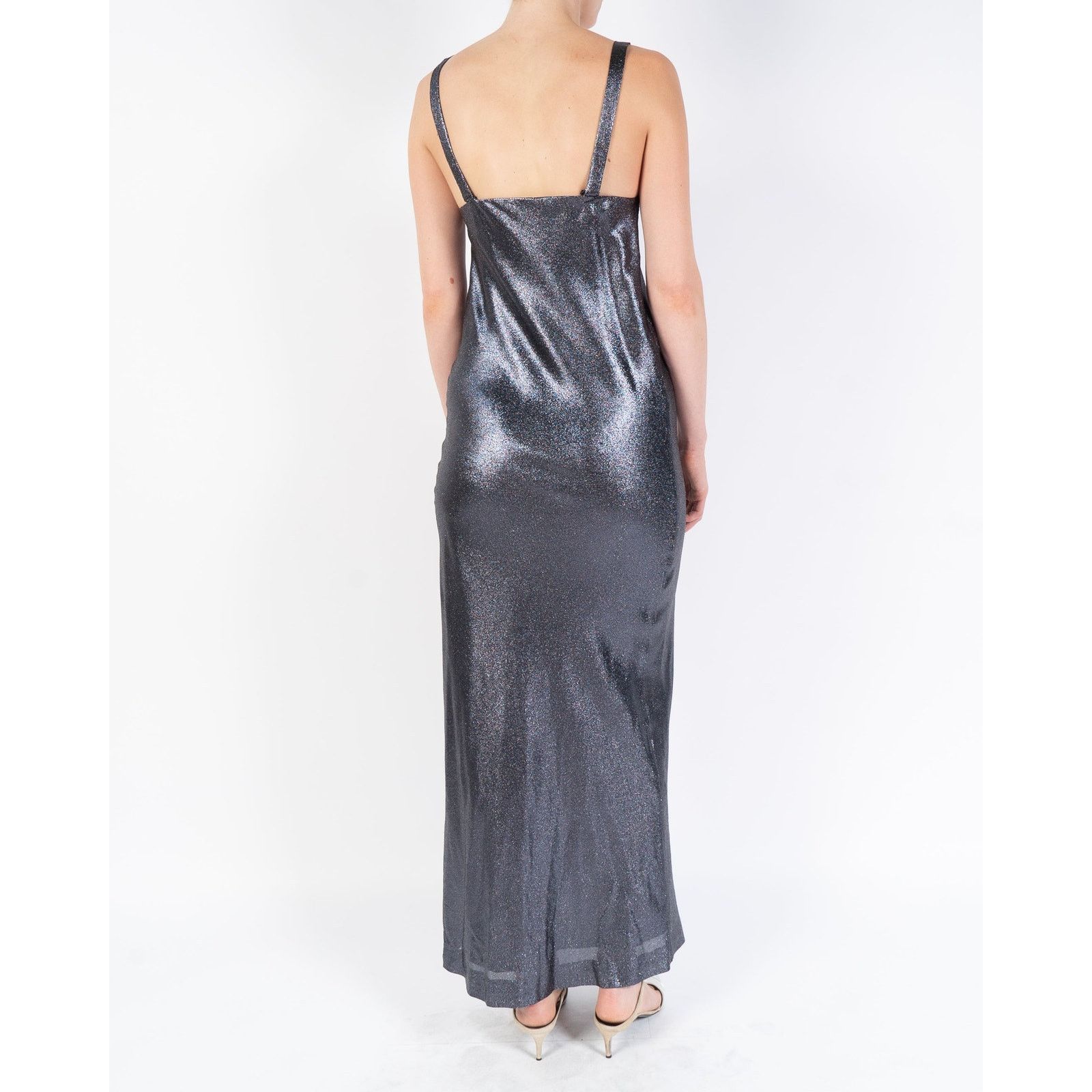 Haider Ackermann SS17 Grey Glitter Dress Size S / US 4 / IT 40 - 5 Thumbnail