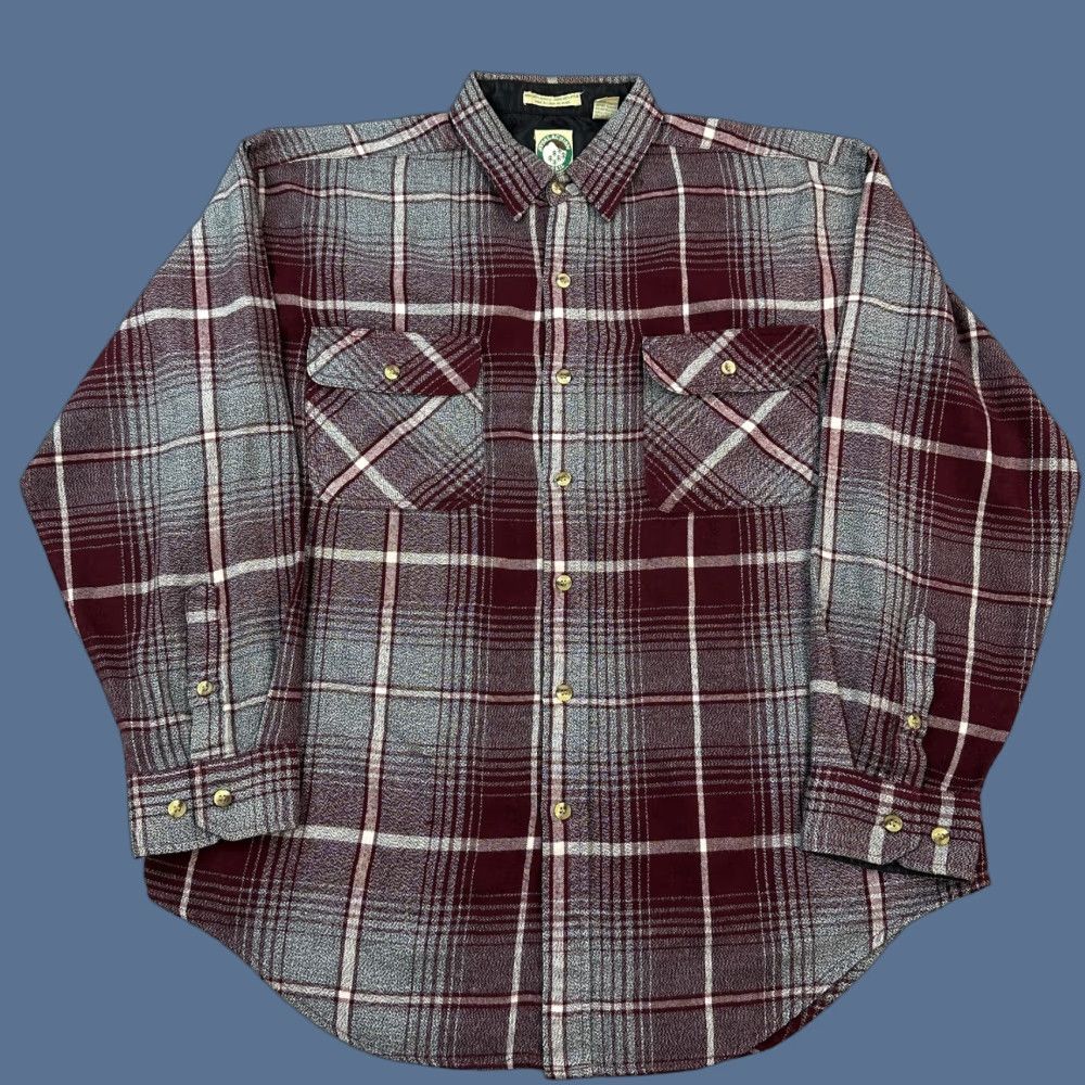 Vintage VINTAGE Appalachian Trail Shirt Mens Large Plaid Acrylic Flannel Long Sleeve 90s Size US L / EU 52-54 / 3 - 1 Thumbnail