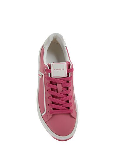 Balmain o1s1wg110425 B-Court Low-Top Sneakers in Pink Size US 8 / IT 38 - 4 Thumbnail