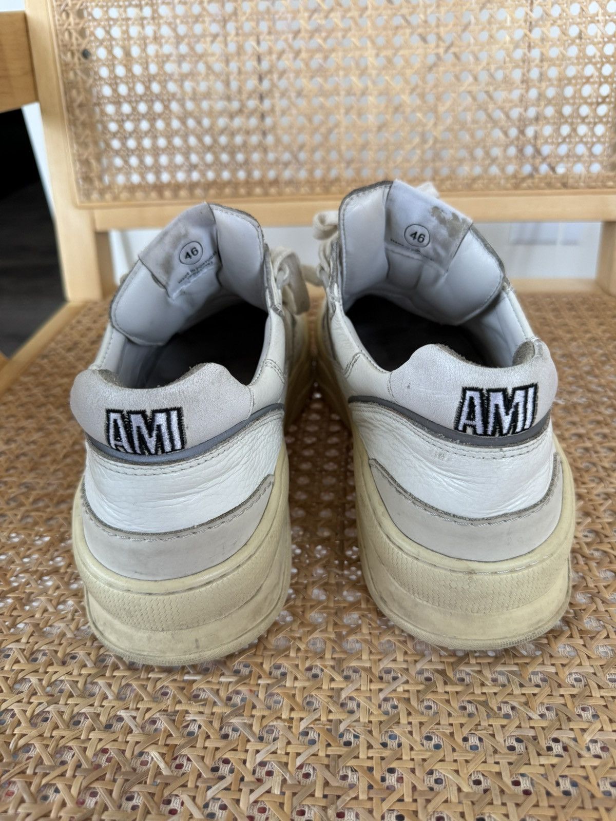 AMI AMI Casual Leather Sneaker Size US 13 / EU 46 - 3 Thumbnail