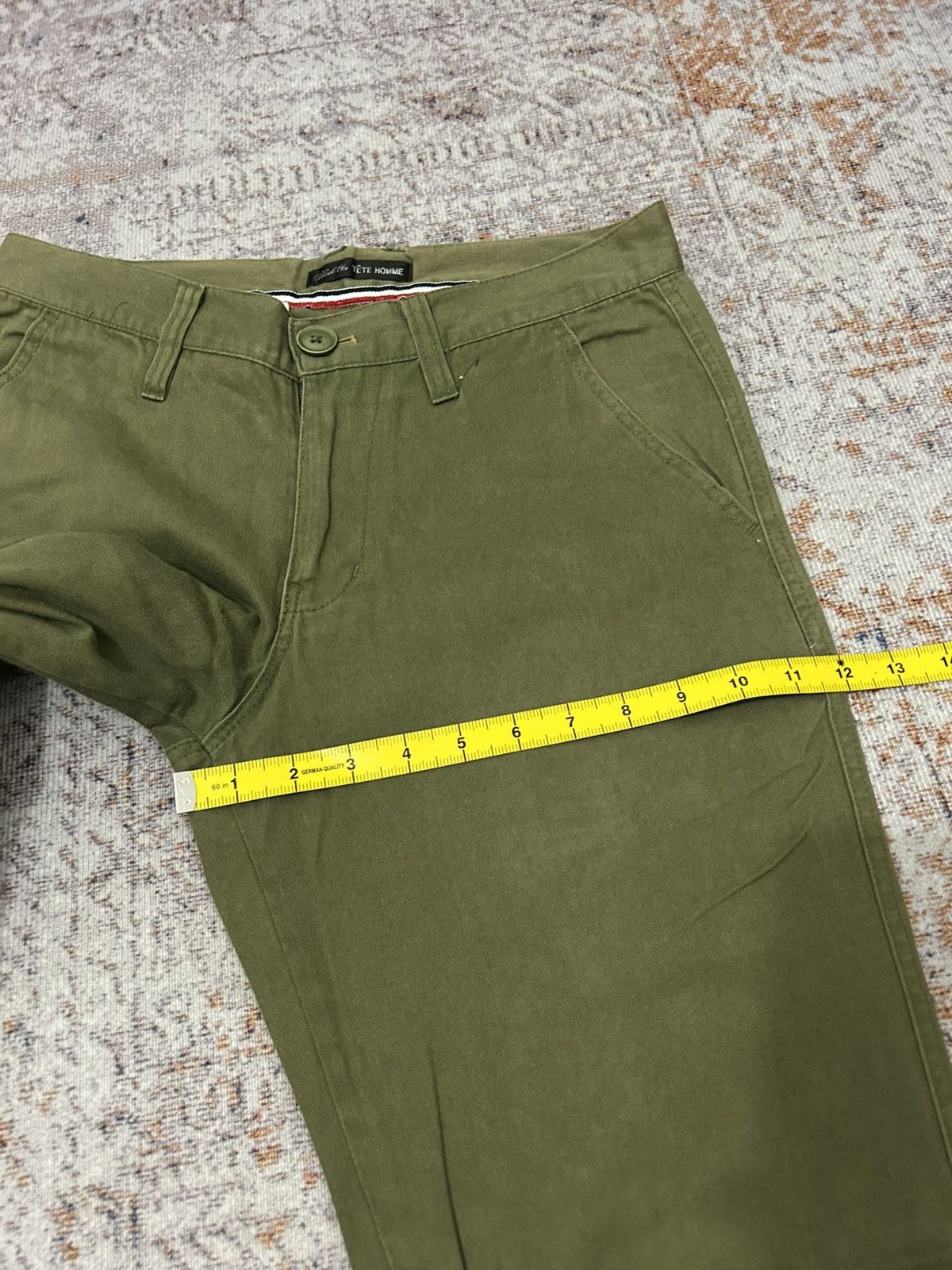 Tete Homme Vintage Sun Faded Tete Homme Issey Miyake Buckle Back Pants Size US 31 - 13 Thumbnail